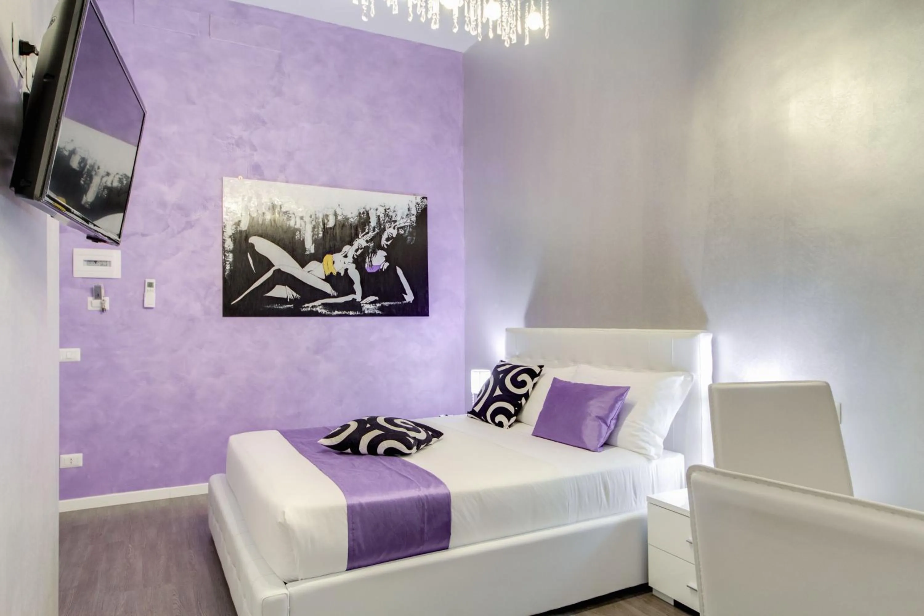 Photo of the whole room, Bed in B&B Colosseo Panoramic Rooms