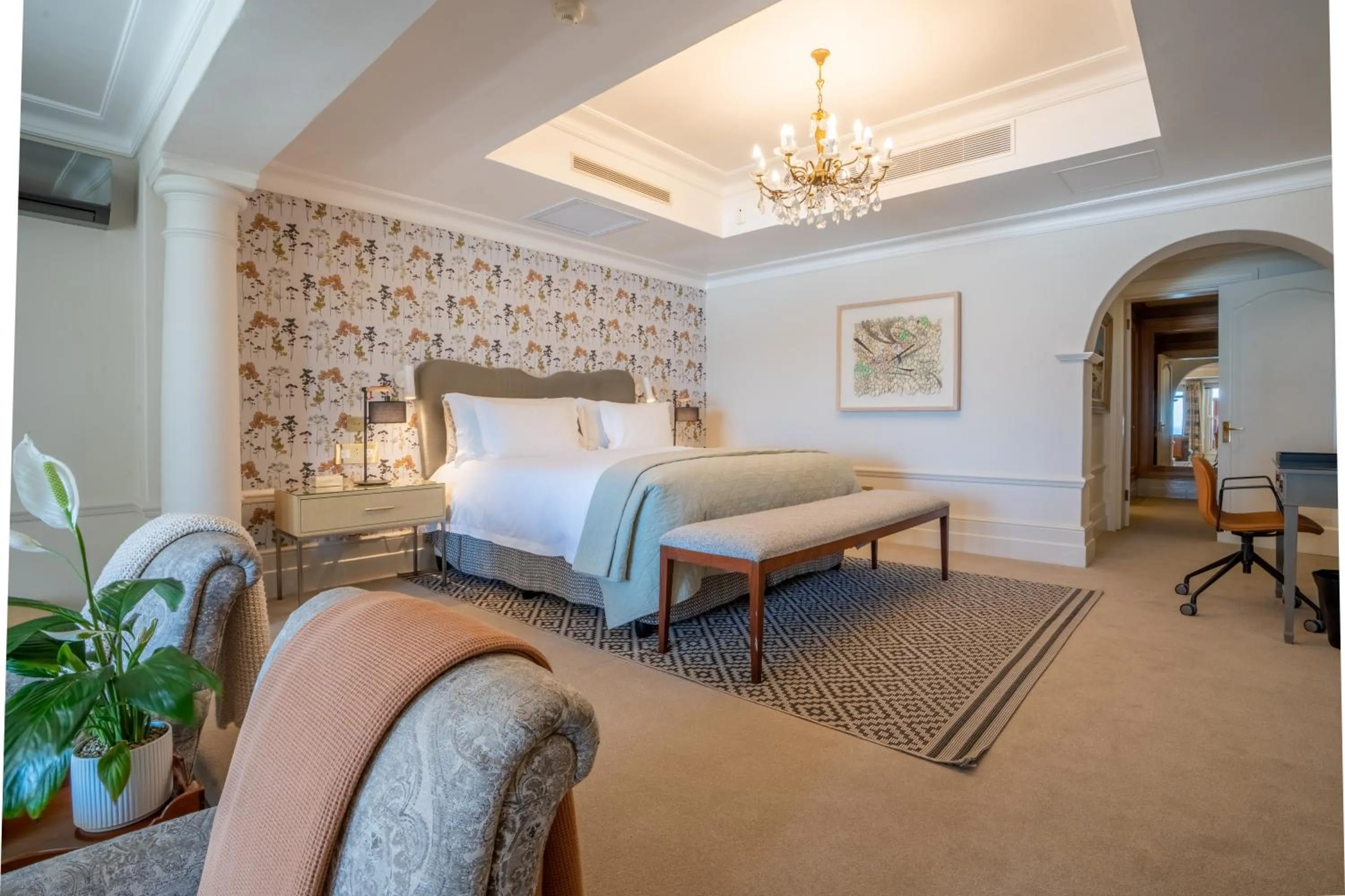 Bedroom, Bed in Ellerman House