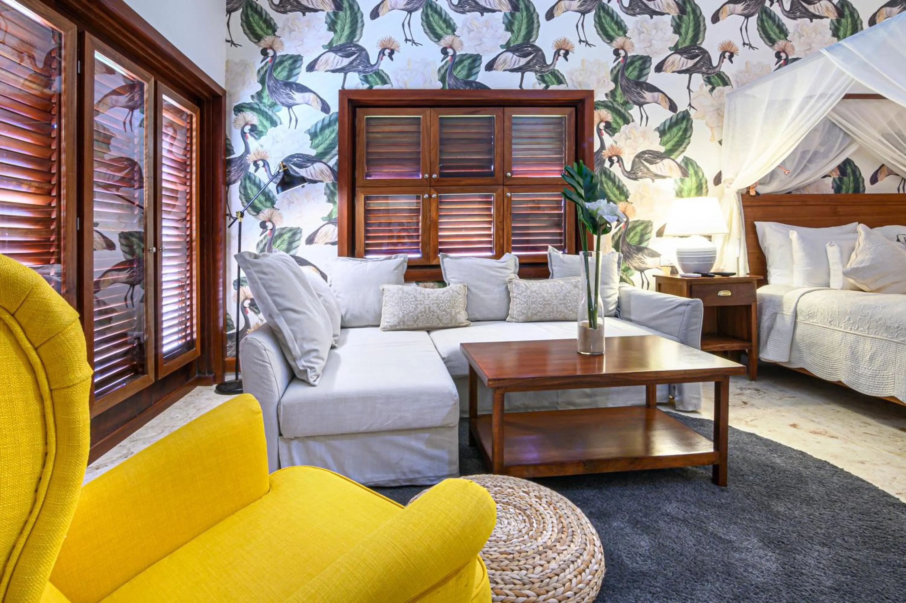 Seating area, Bed in Selectum Hacienda Punta Cana