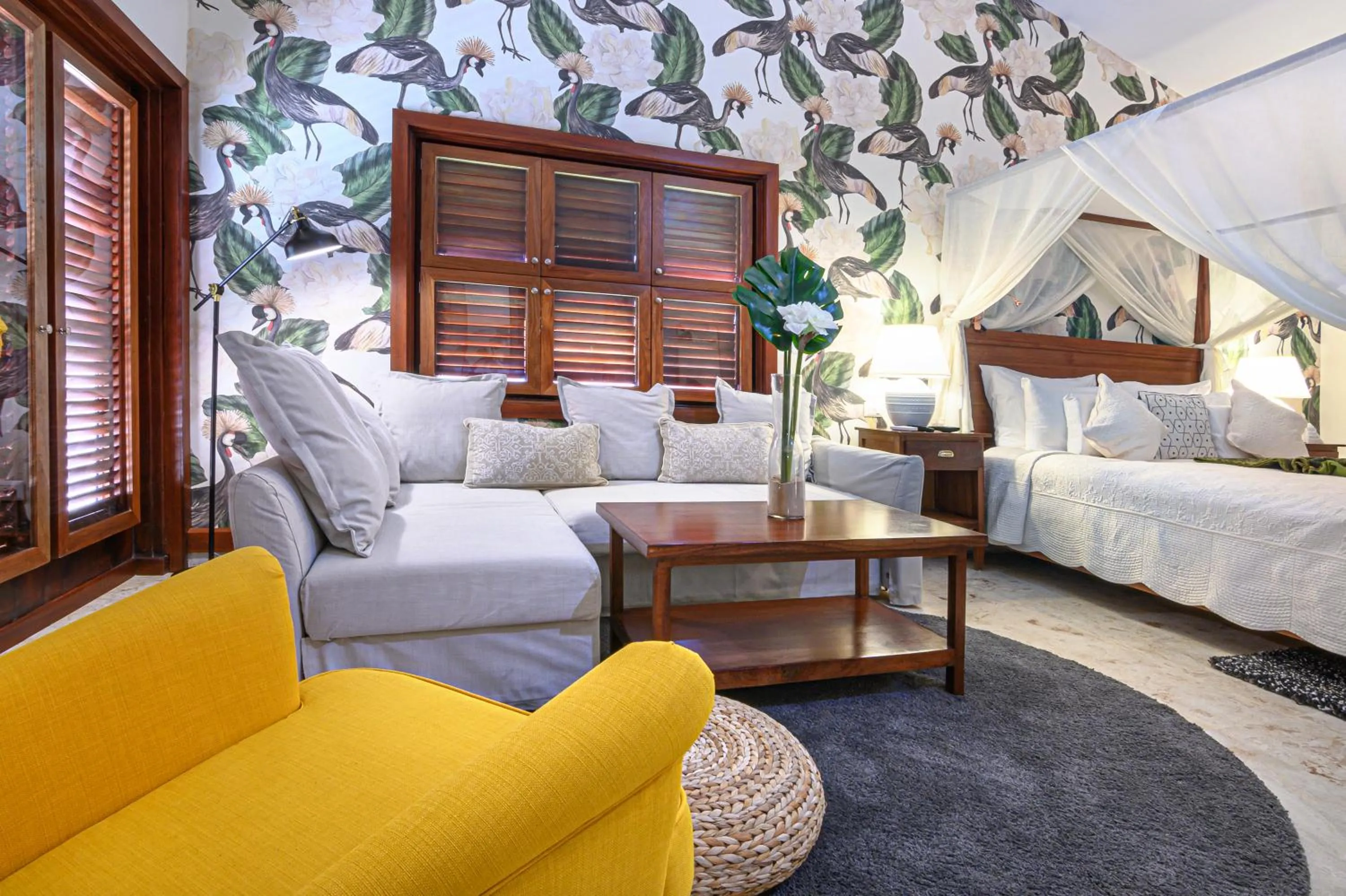 Living room, Bed in Selectum Hacienda Punta Cana