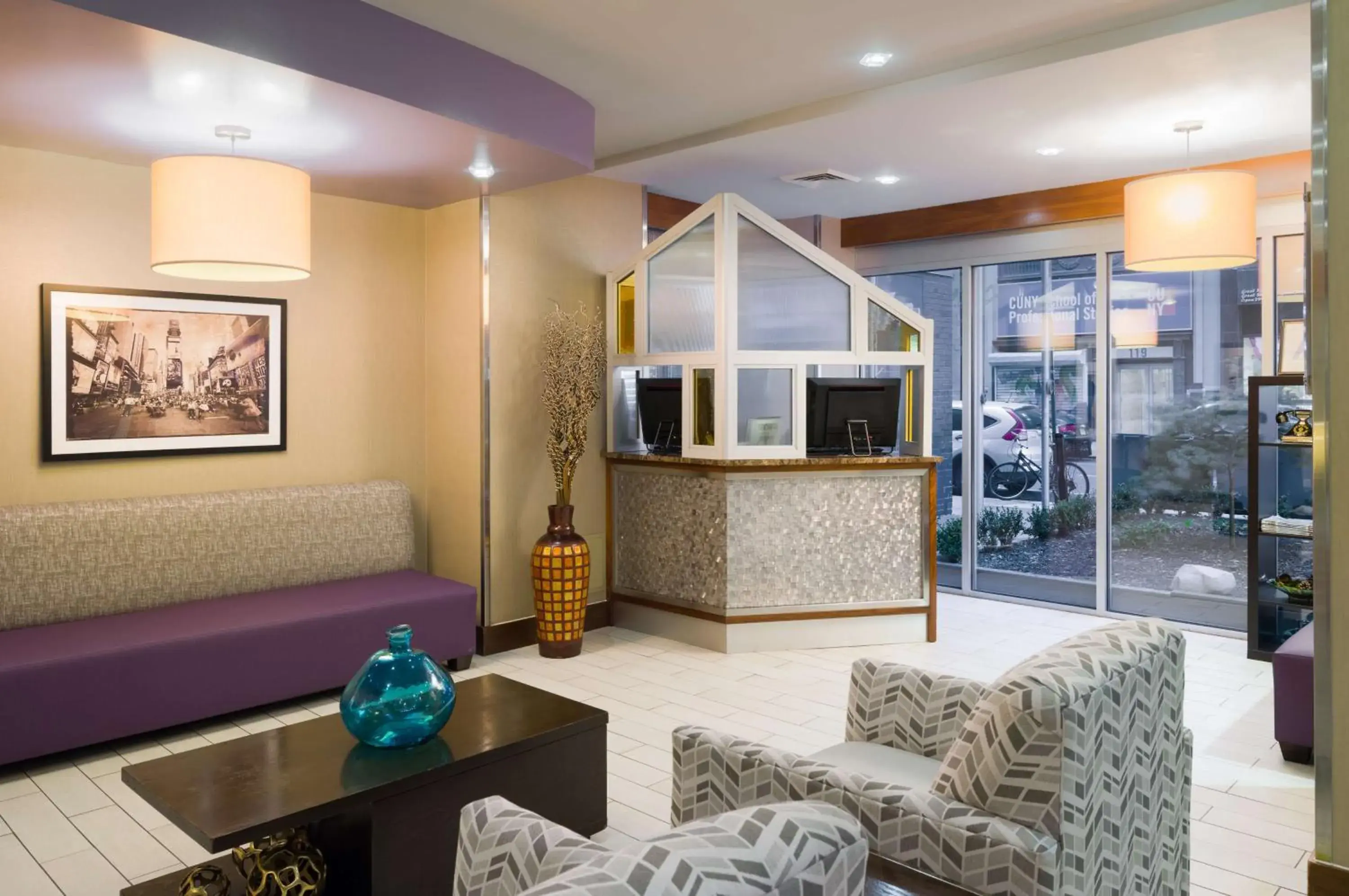 Lobby or reception in Hampton Inn Madison Square Garden Lobby or reception in Hampton Inn Madison Square Garden