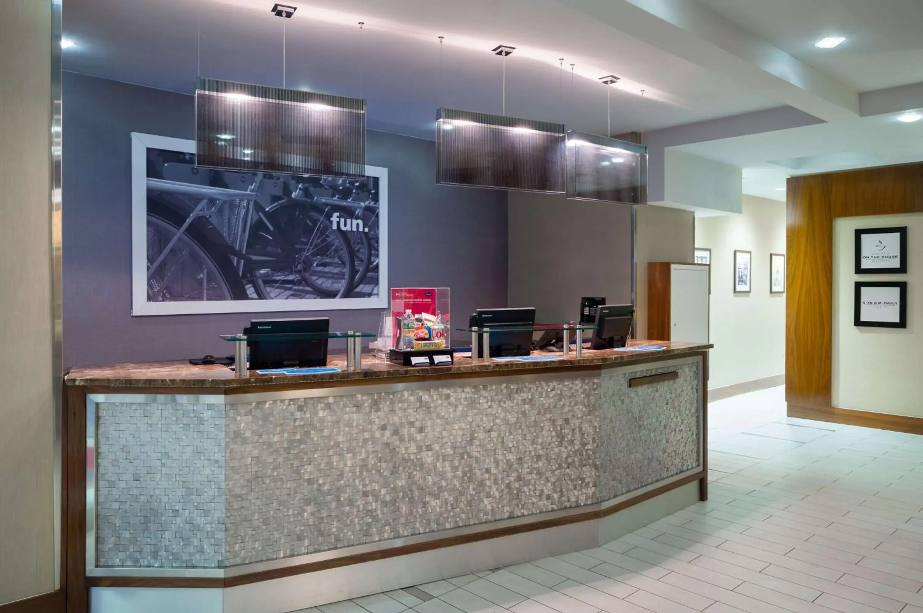 Lobby or reception in Hampton Inn Madison Square Garden Lobby or reception in Hampton Inn Madison Square Garden