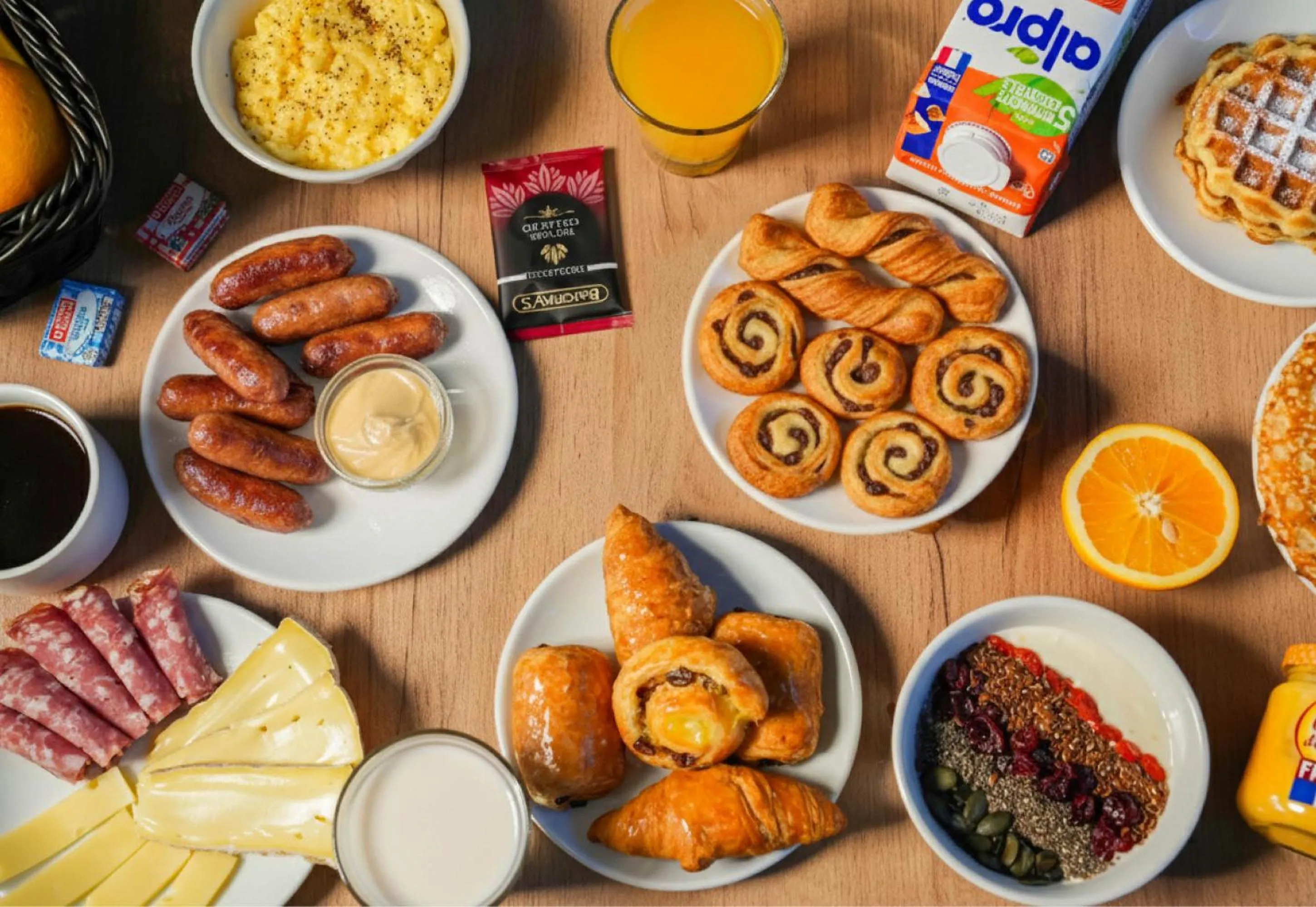 Breakfast in B&B HOTEL Lille Roubaix Centre Grand-Place