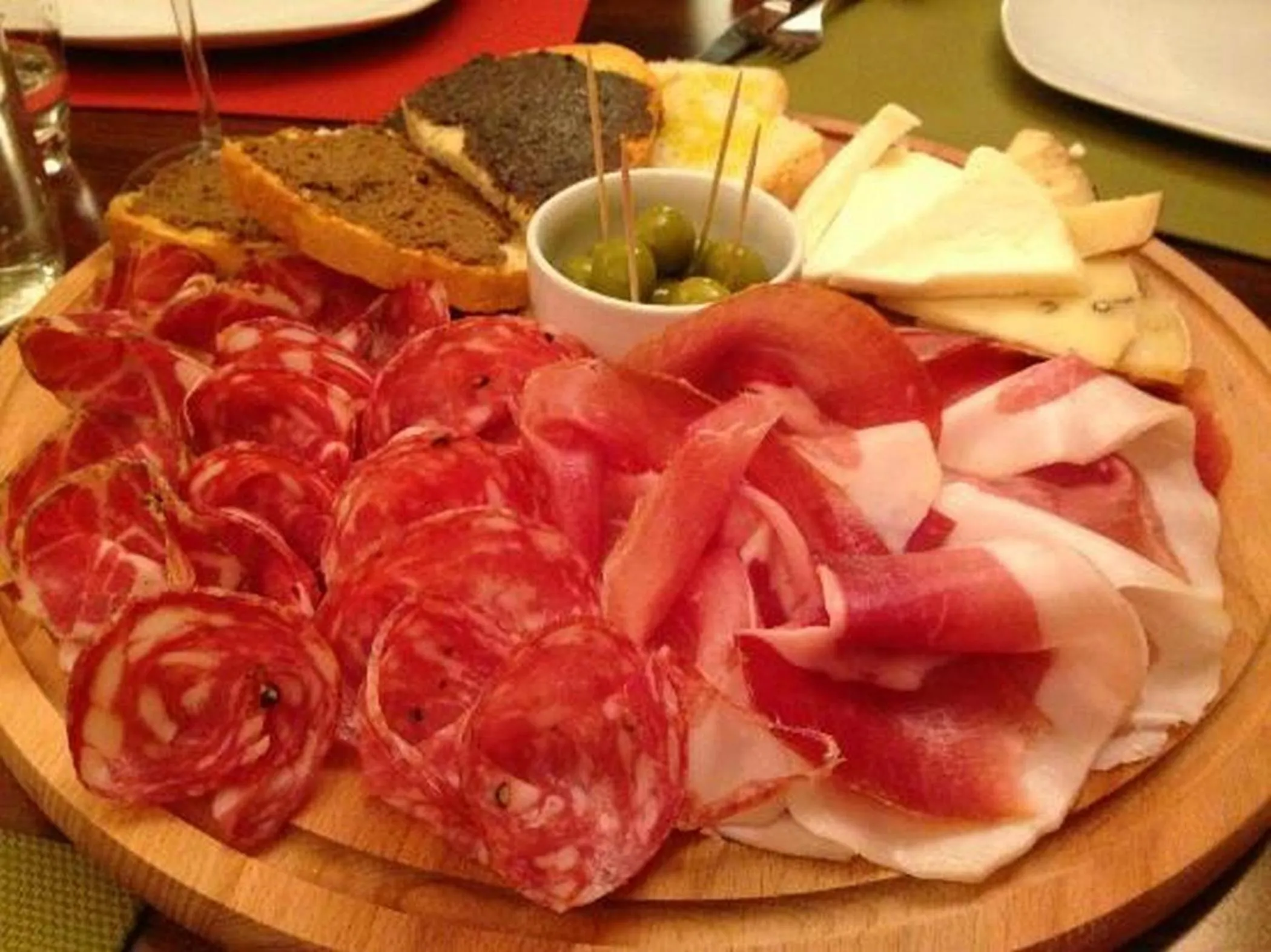 Food close-up in Hotel St. Moritz