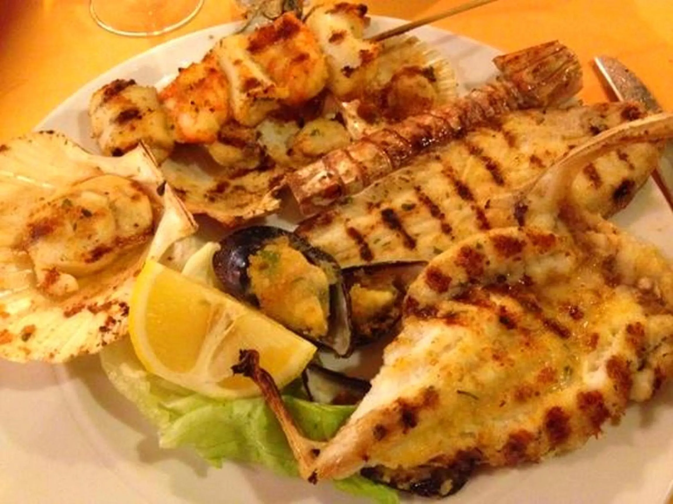 Food close-up in Hotel St. Moritz