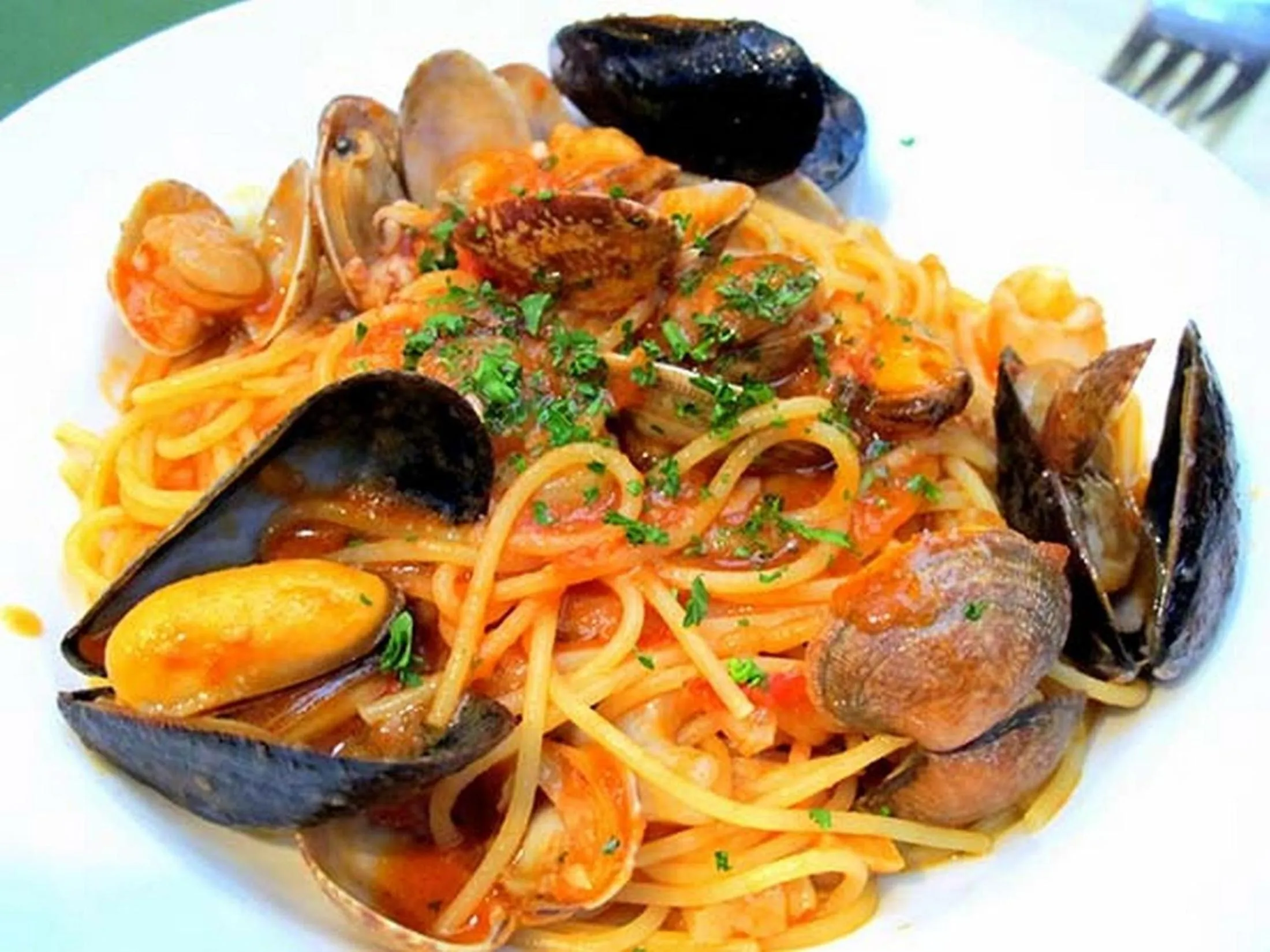 Food close-up in Hotel St. Moritz