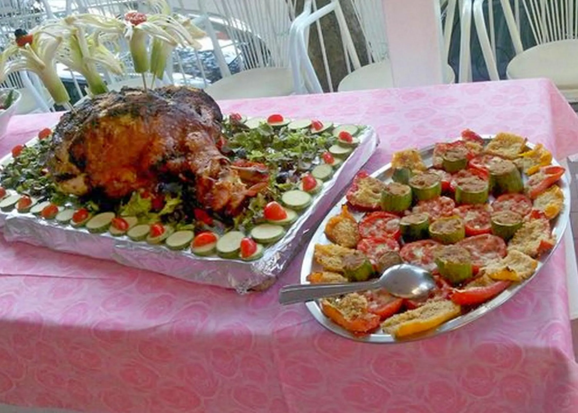 Food close-up in Hotel St. Moritz