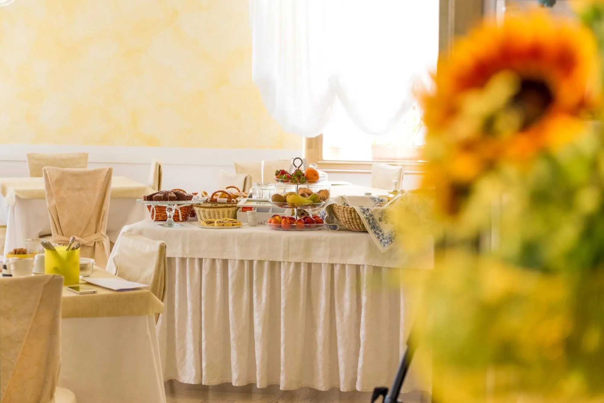 Buffet breakfast in Hotel St. Moritz