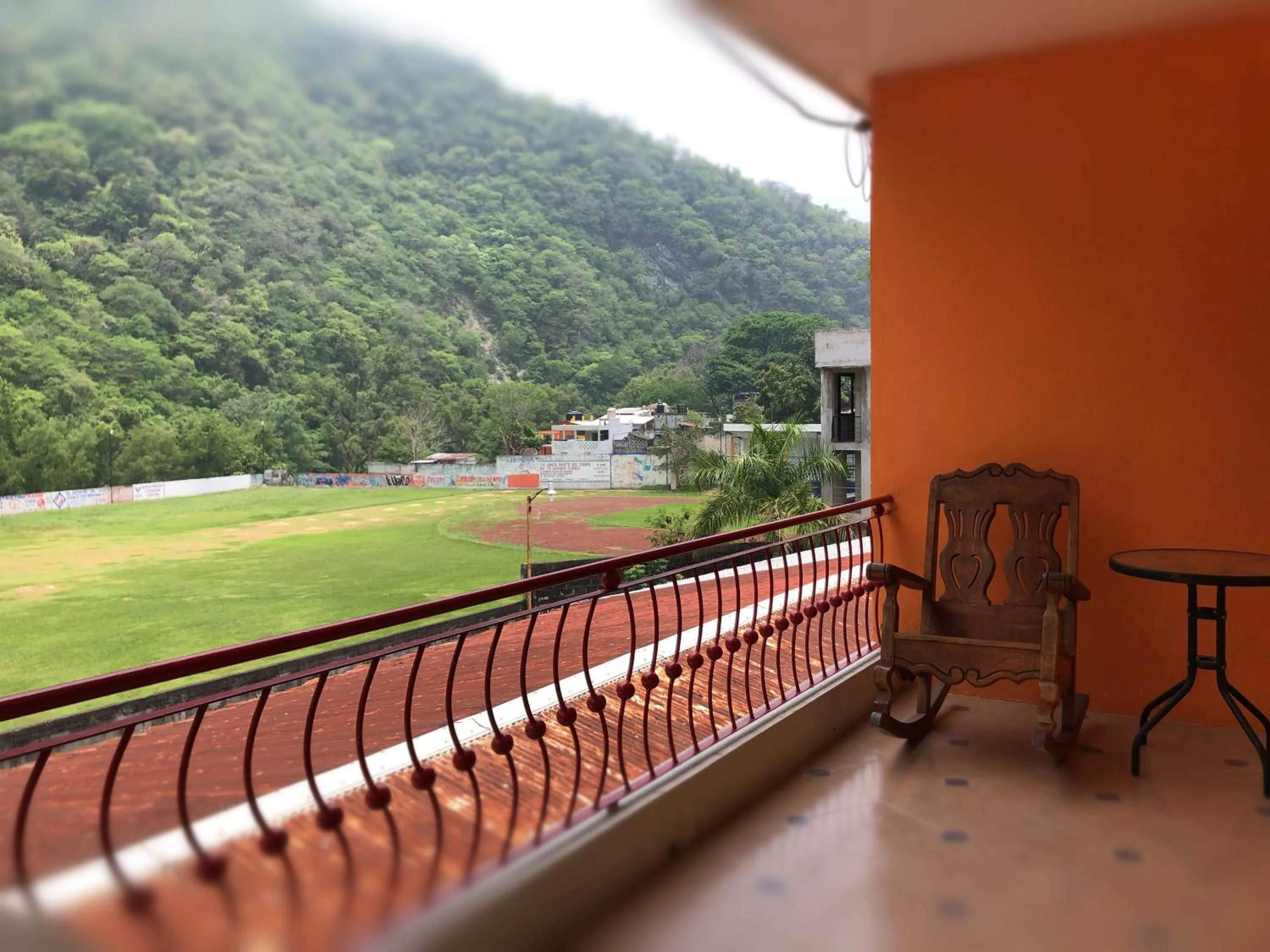 Balcony/Terrace in Hotel Paraiso Huasteco