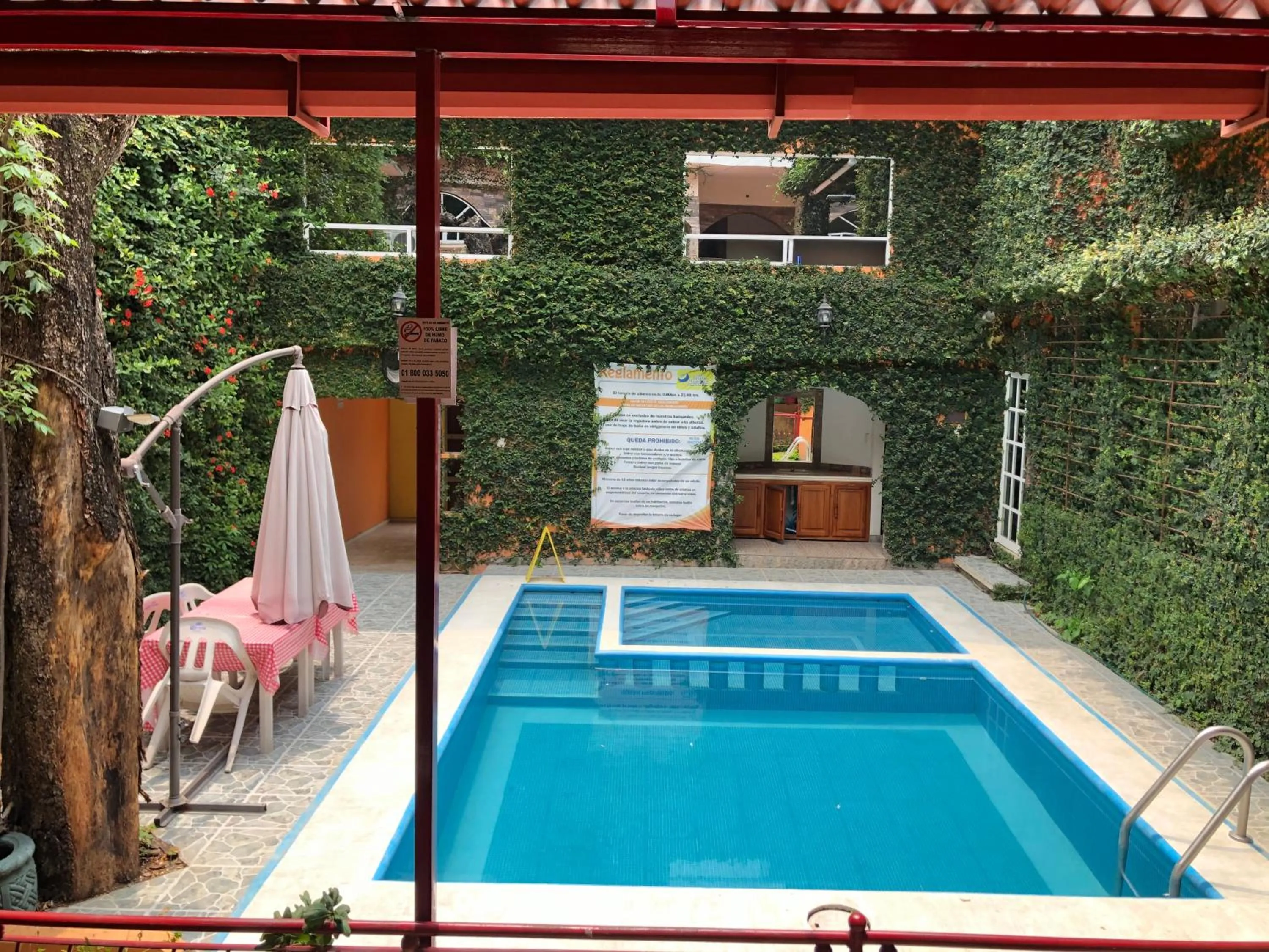 Swimming pool in Hotel Paraiso Huasteco