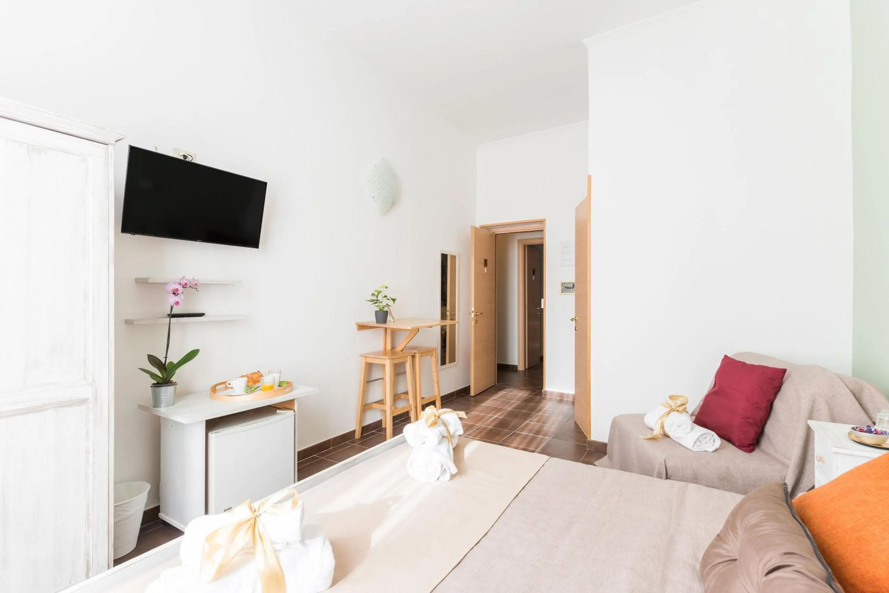 Bed in Domus Victoria Guest House