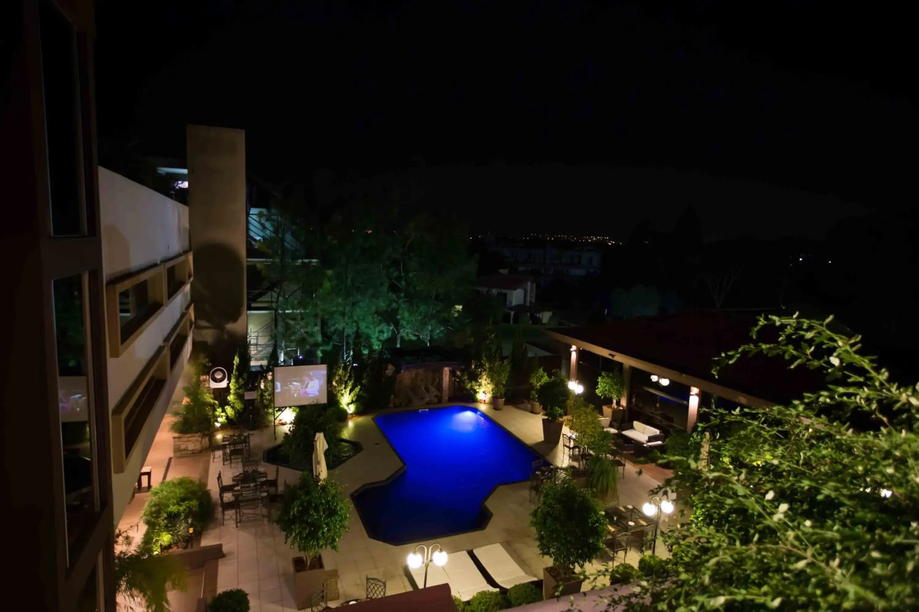 Pool view in Las Ventanas Hotel Boutique Pool view in Las Ventanas Hotel Boutique