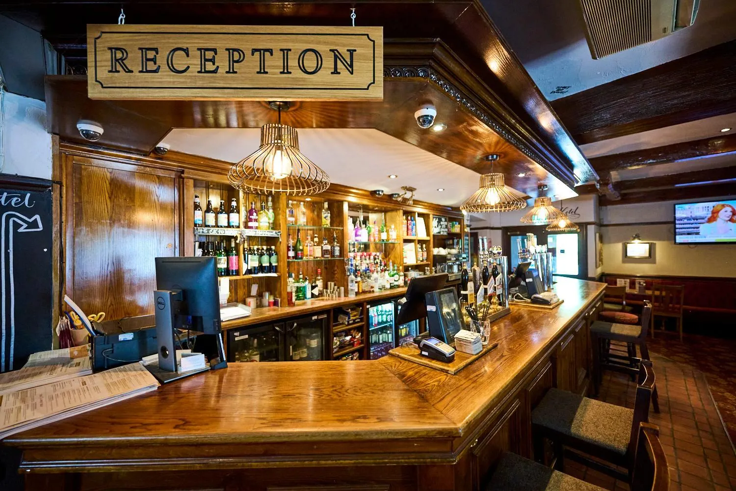 Lounge or bar in Red Lion, Wigan by Marston's Inns