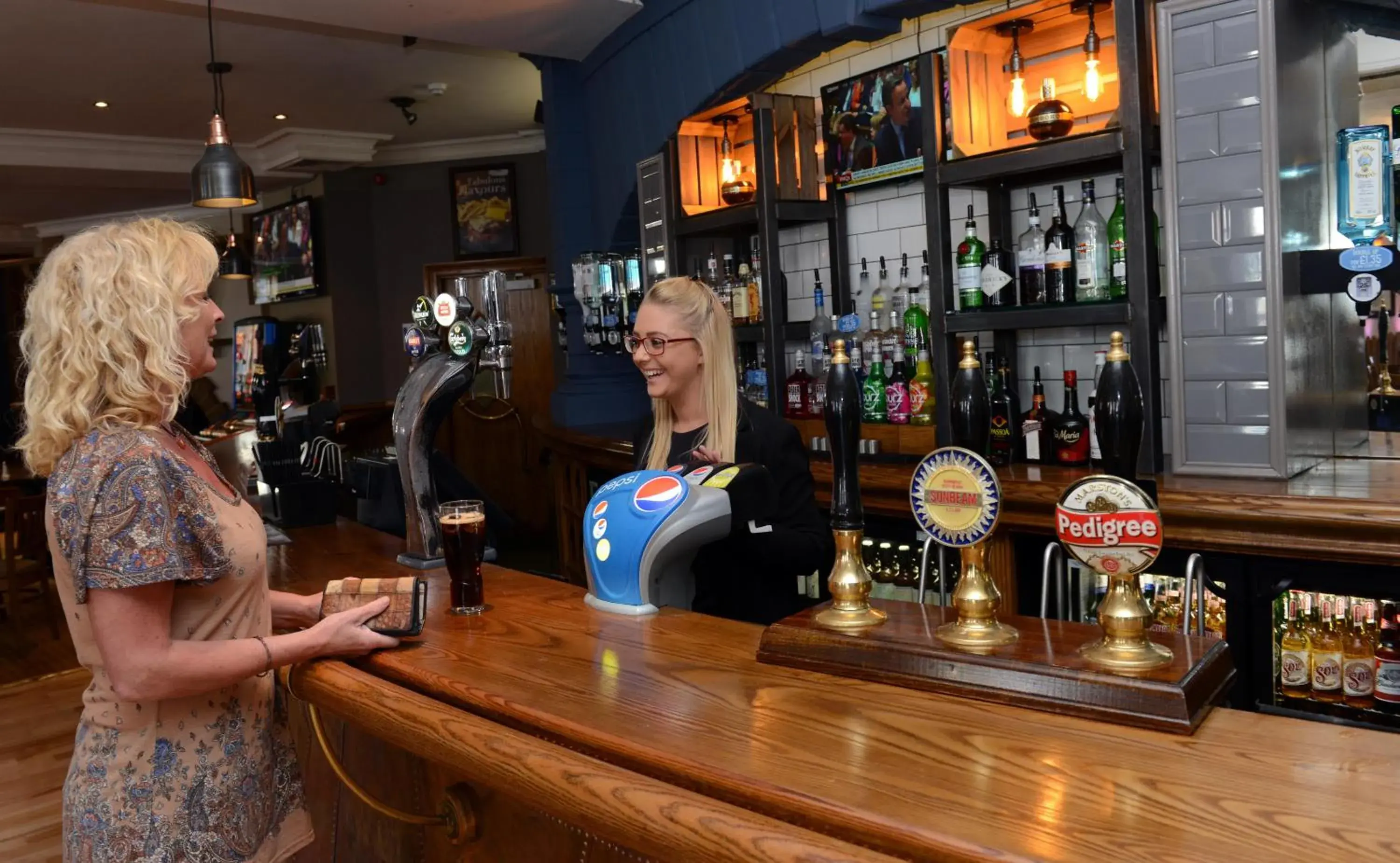 Lounge or bar in Wynnstay Arms, Wrexham by Marston's Inns Lounge or bar in Wynnstay Arms, Wrexham by Marston's Inns