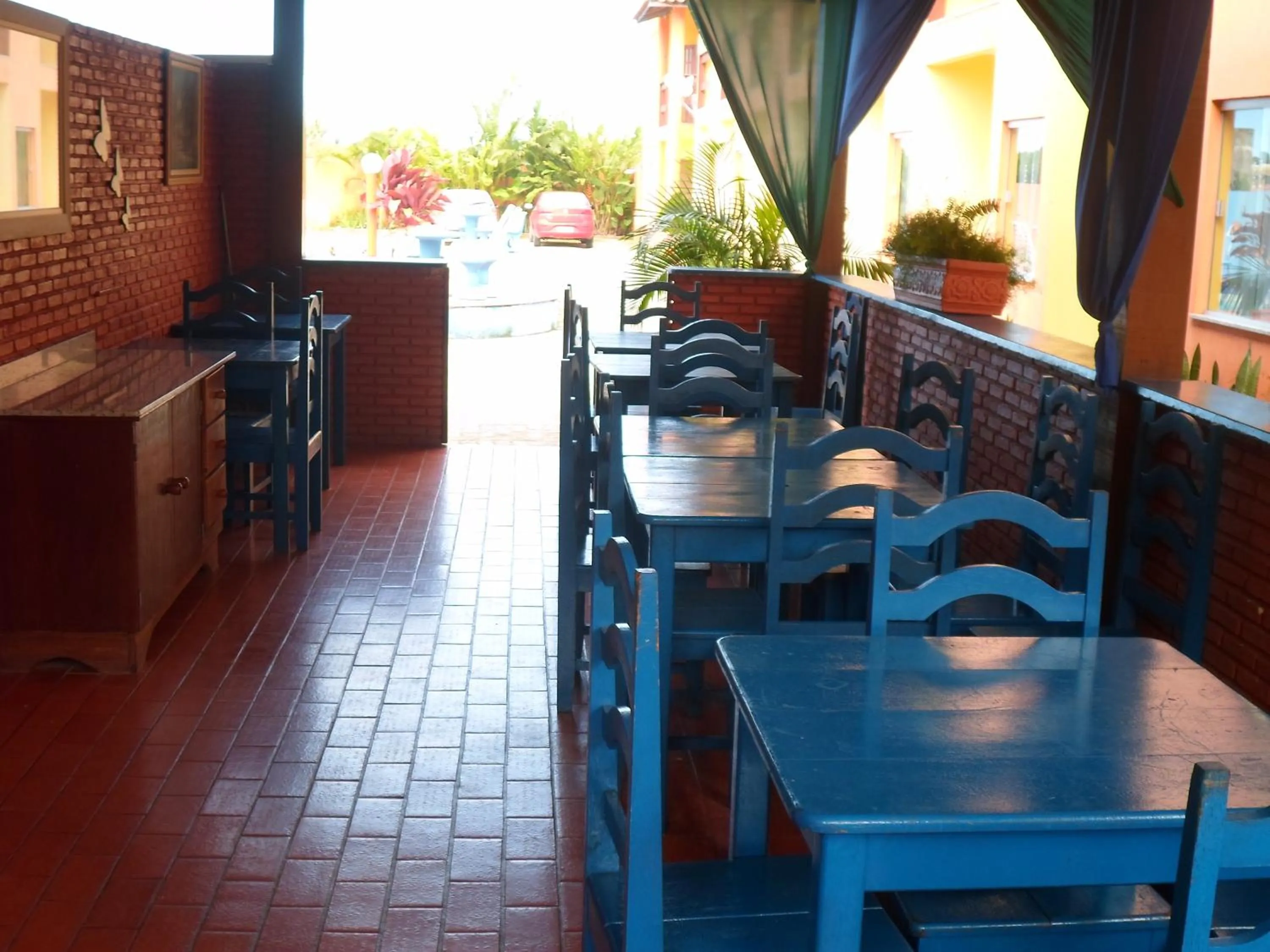 Seating area in Pousada Lua de Tomate