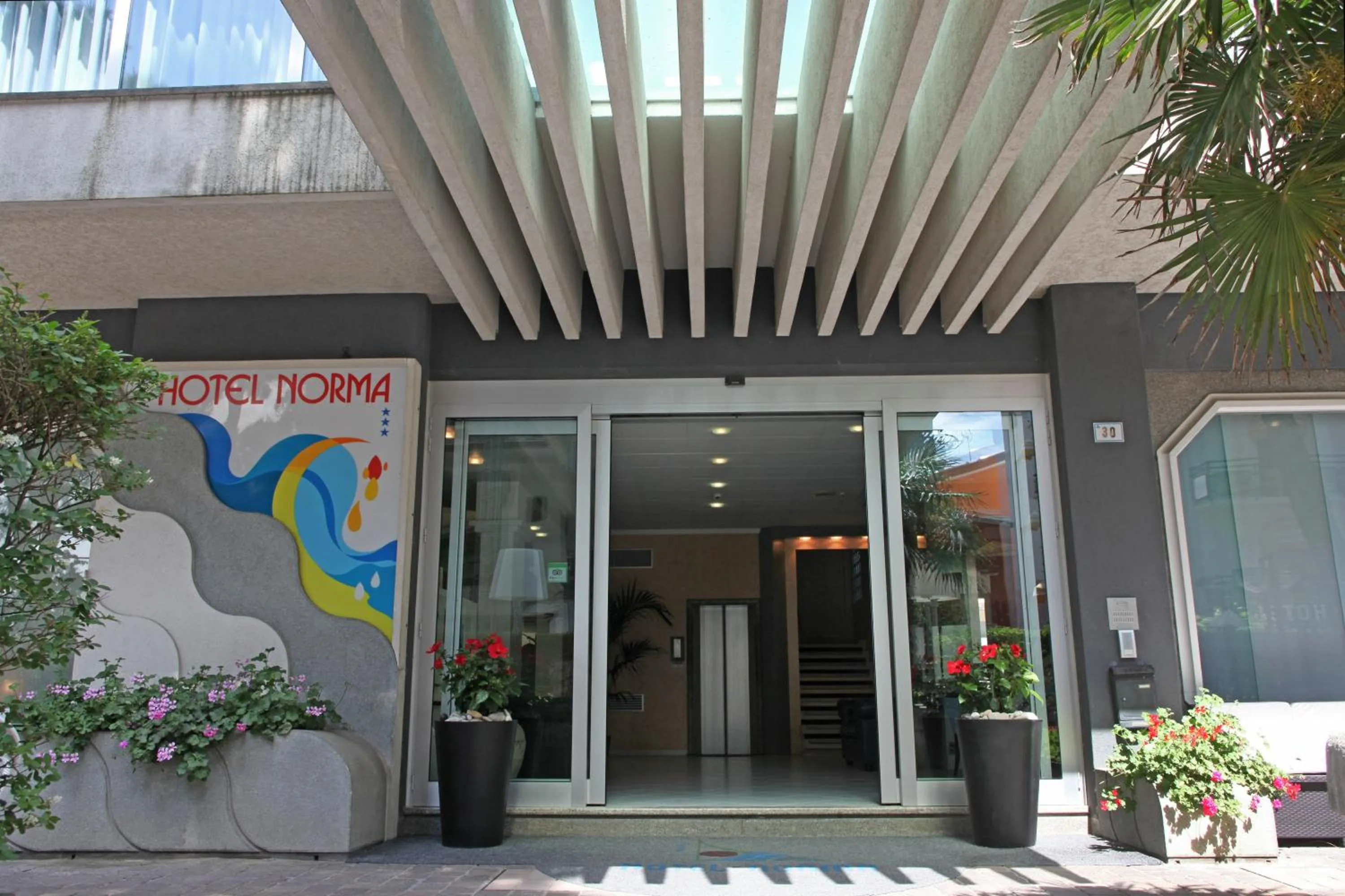 Facade/entrance in Hotel Norma
