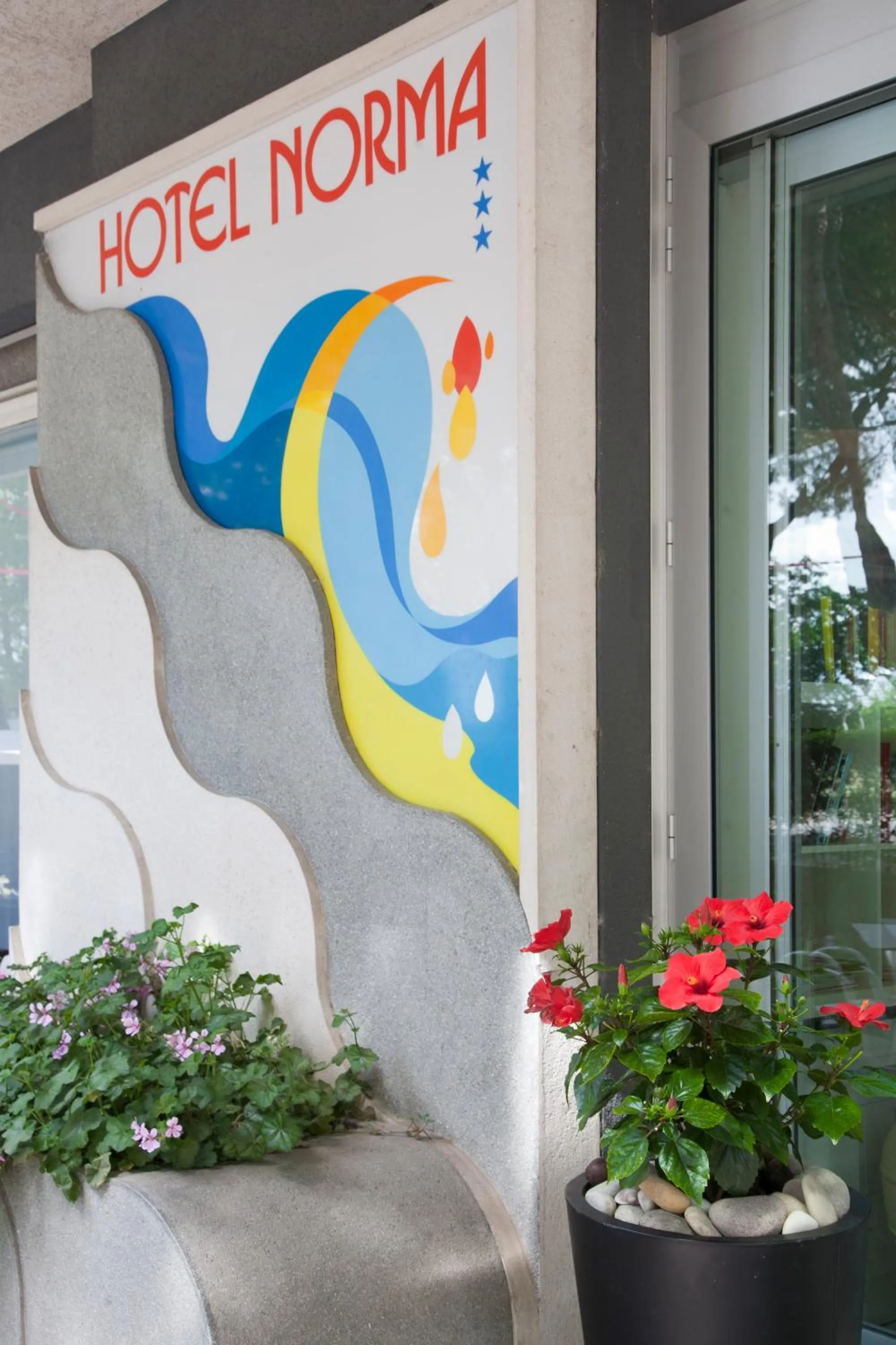 Facade/entrance in Hotel Norma