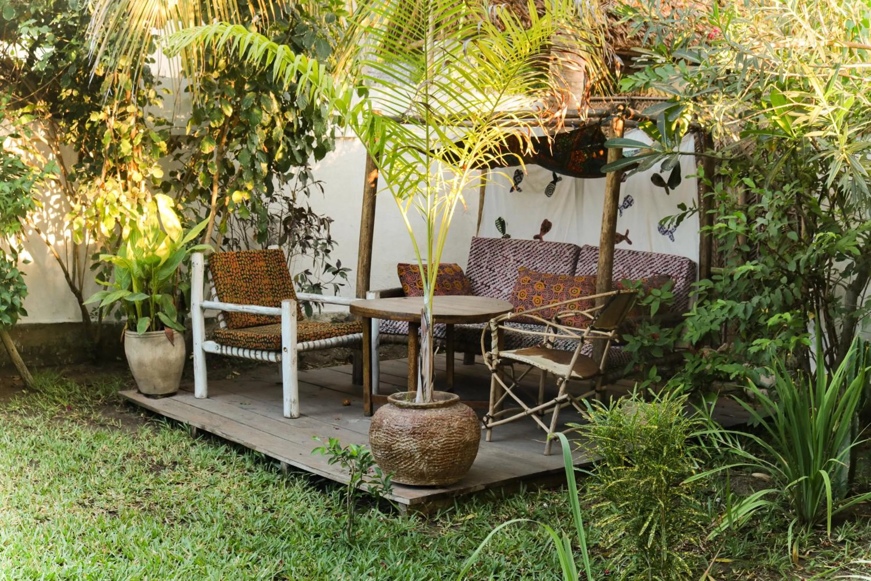 Garden view in Villa Kiota