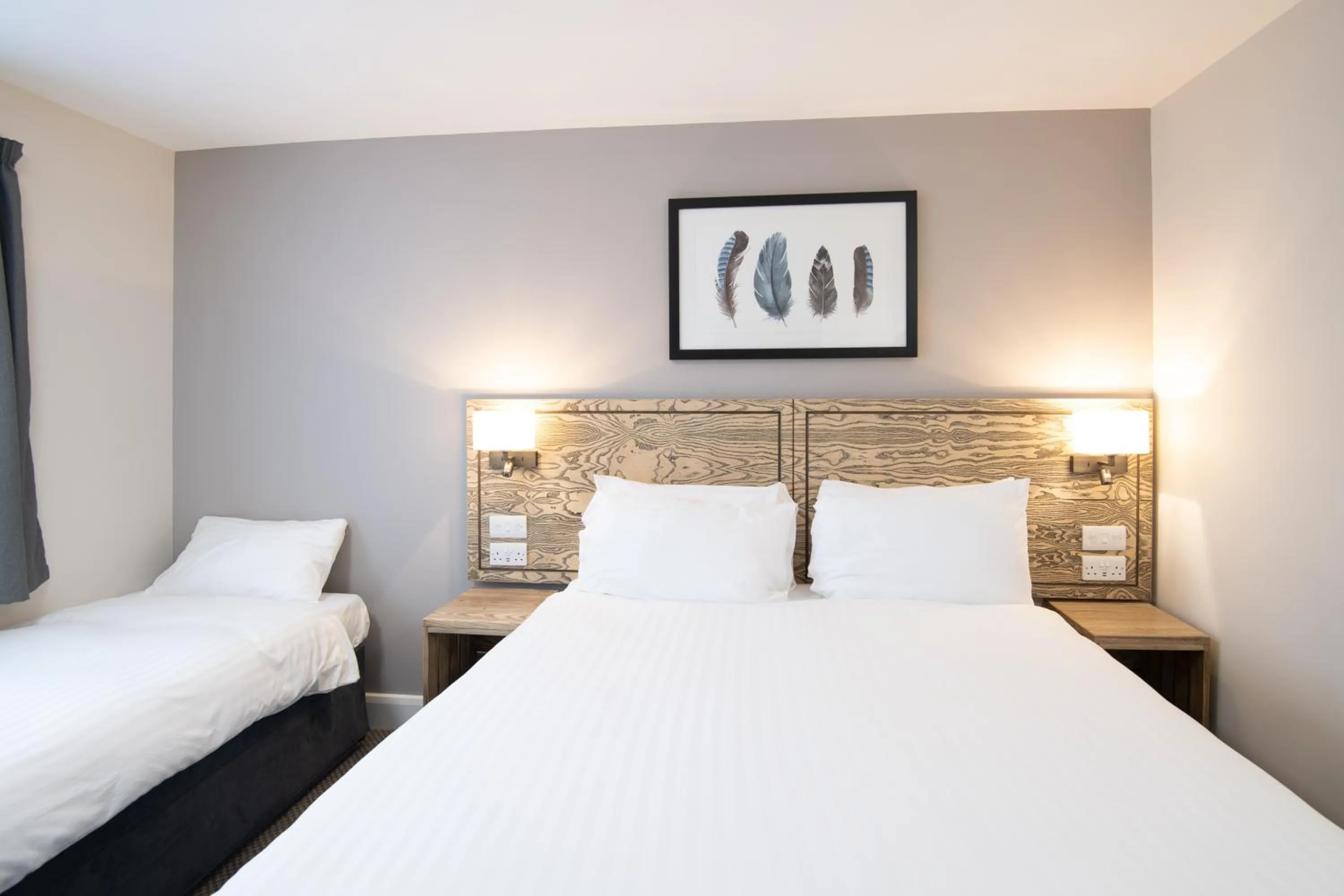 Bedroom, Bed in Owl, Hambleton by Marston's Inns