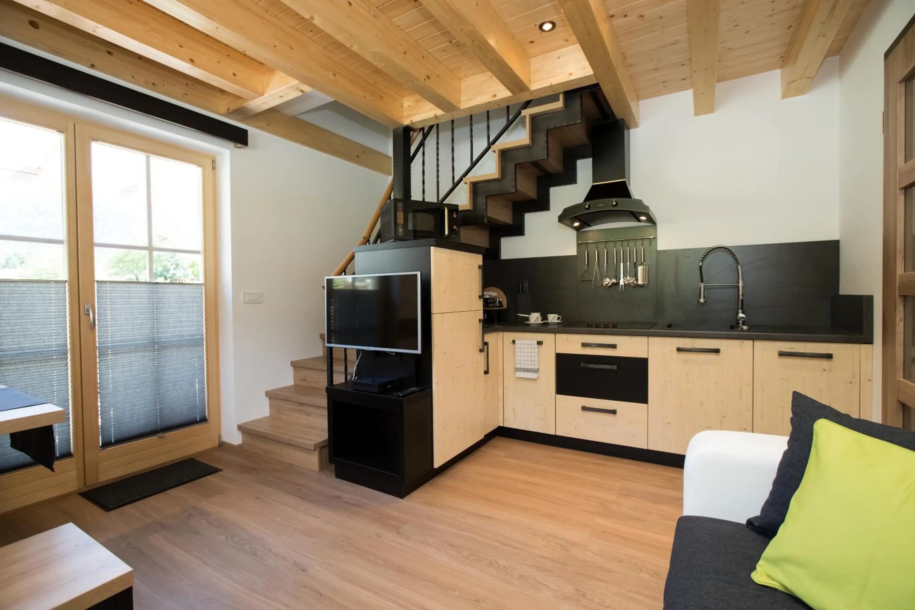 Kitchen or kitchenette in Apartments Alp