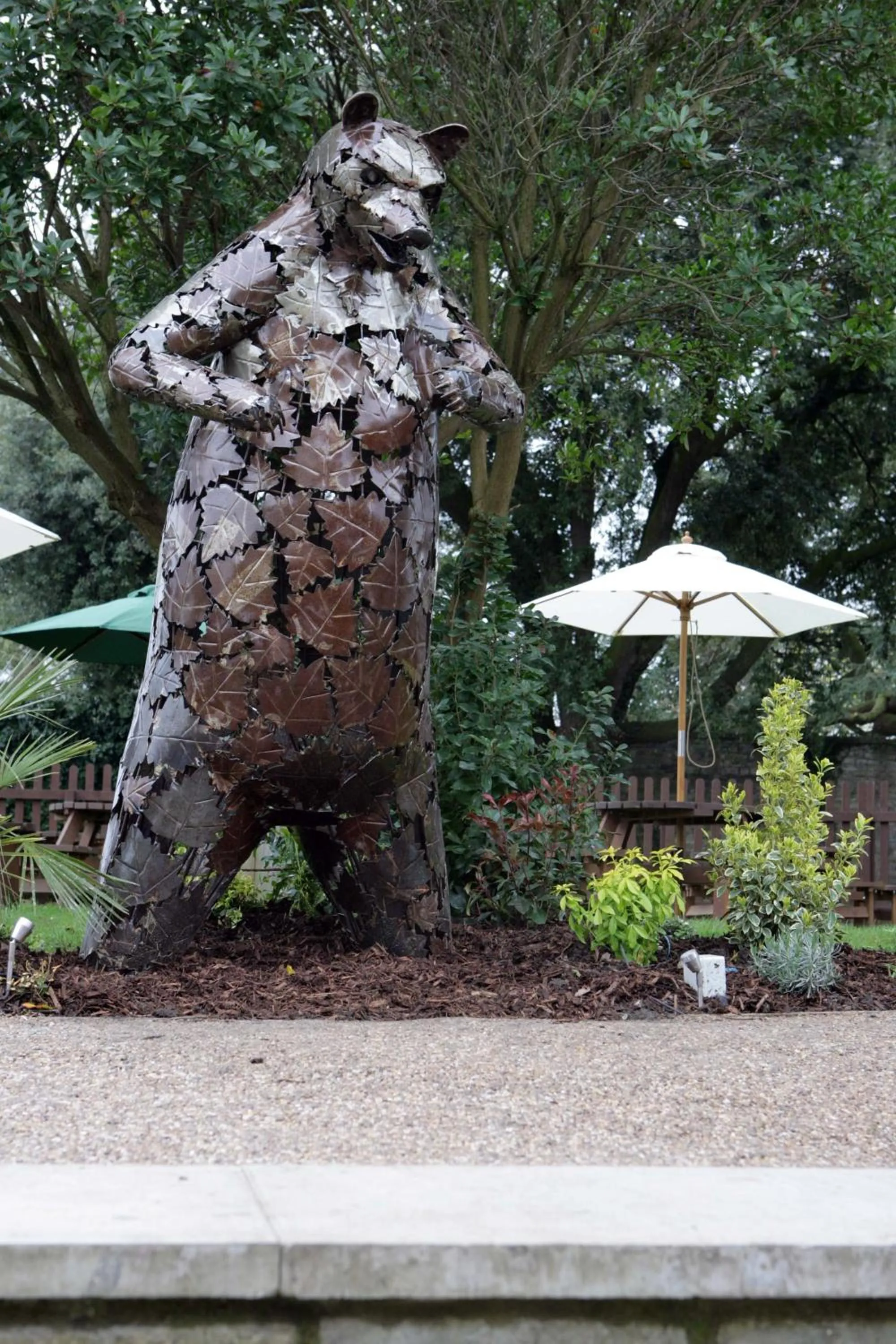 Garden view in Bear Inn, Somerset by Marston's Inns