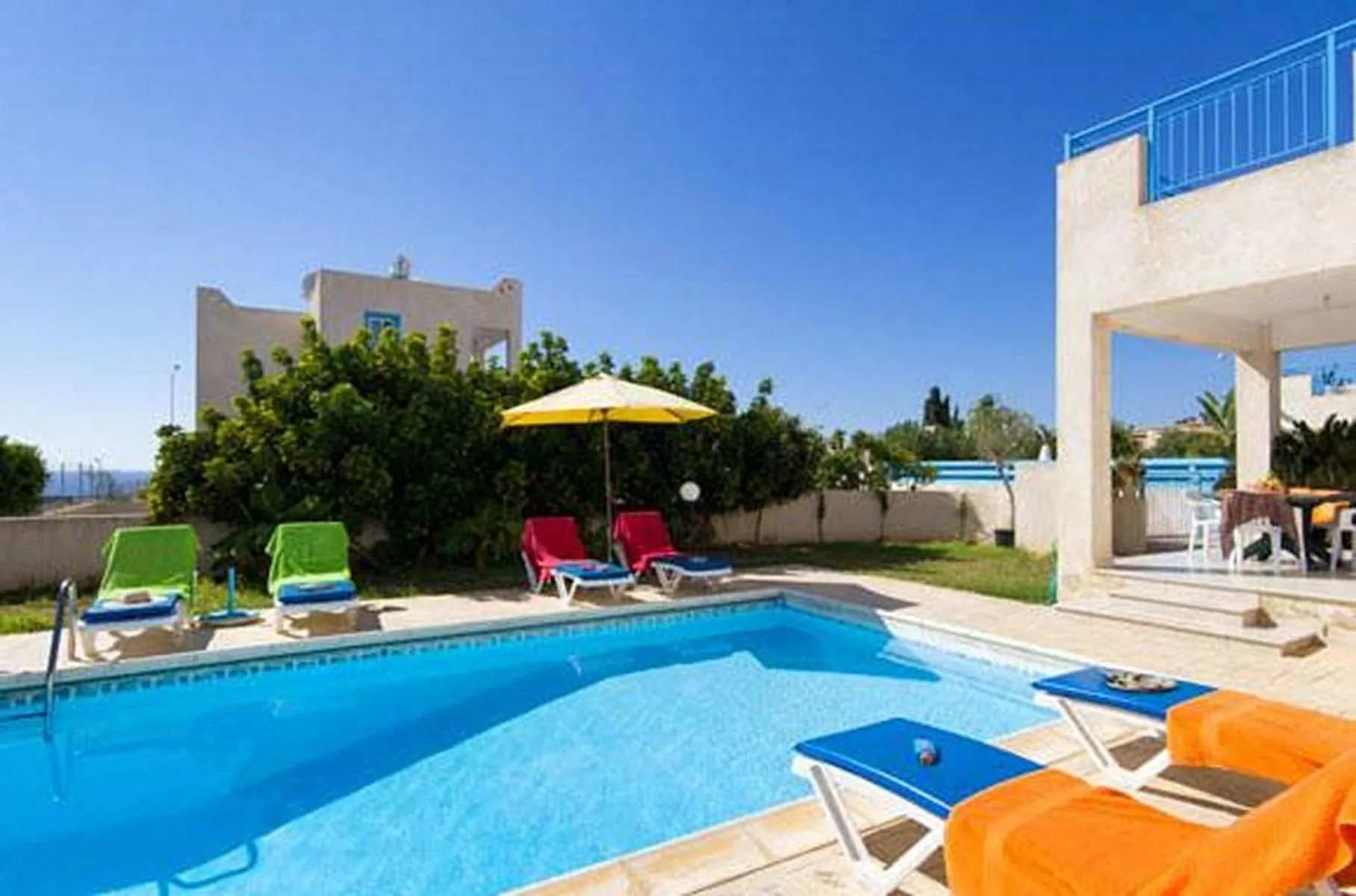 Swimming pool in Philippos Paphos villas - villa 3