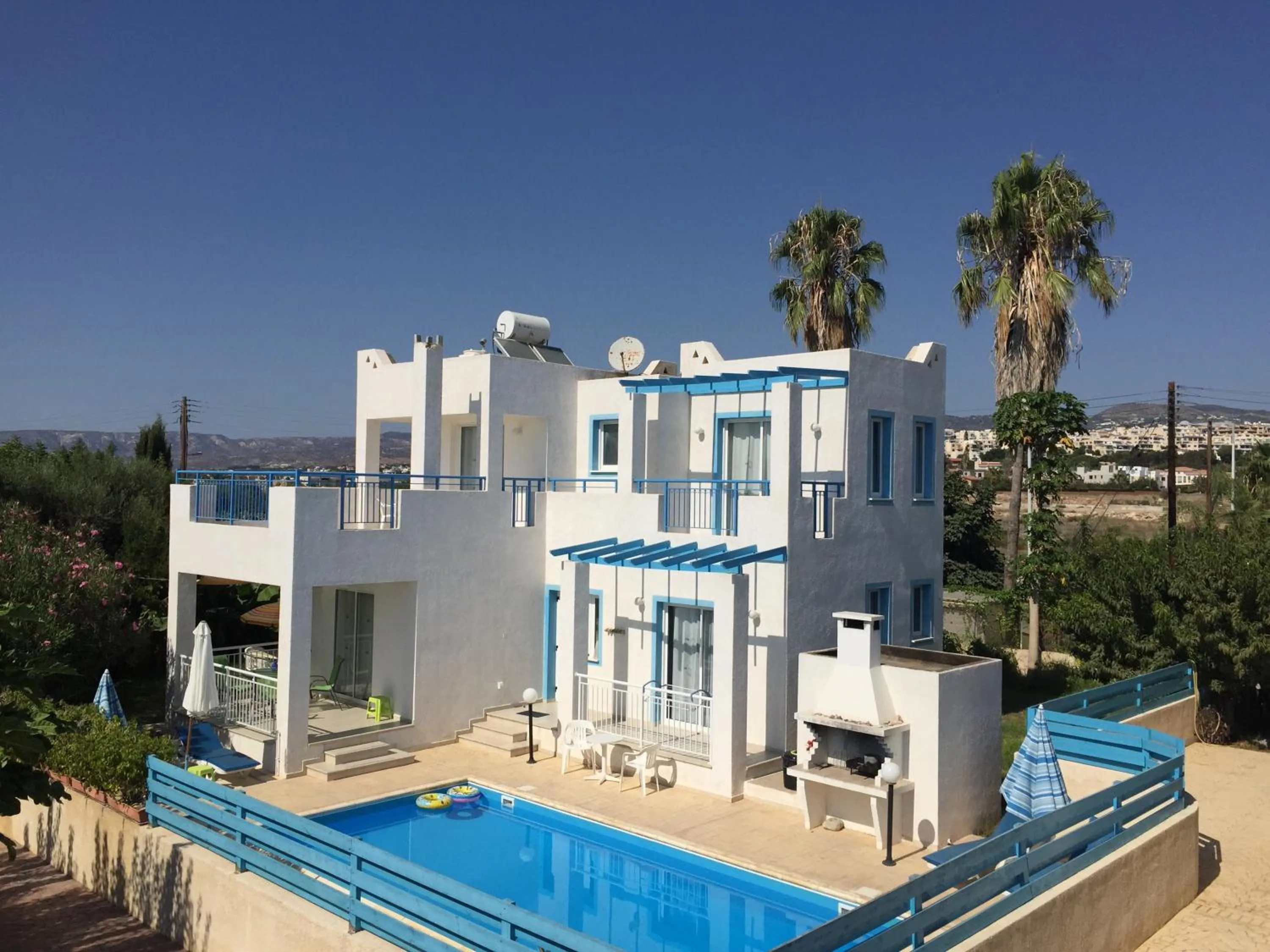 Bird's eye view in Philippos Paphos villas - villa 3