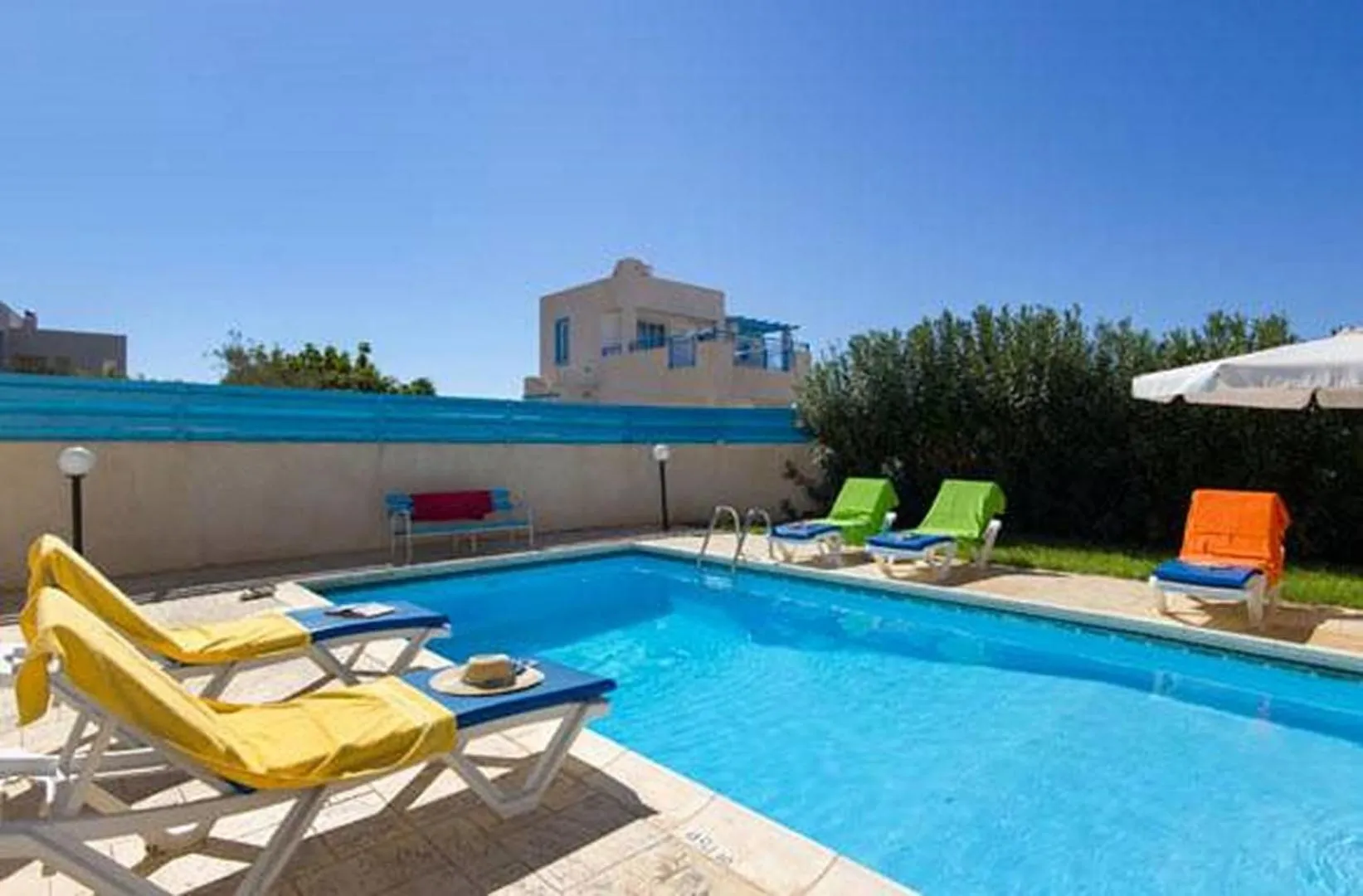 Swimming pool in Philippos Paphos villas - villa 3