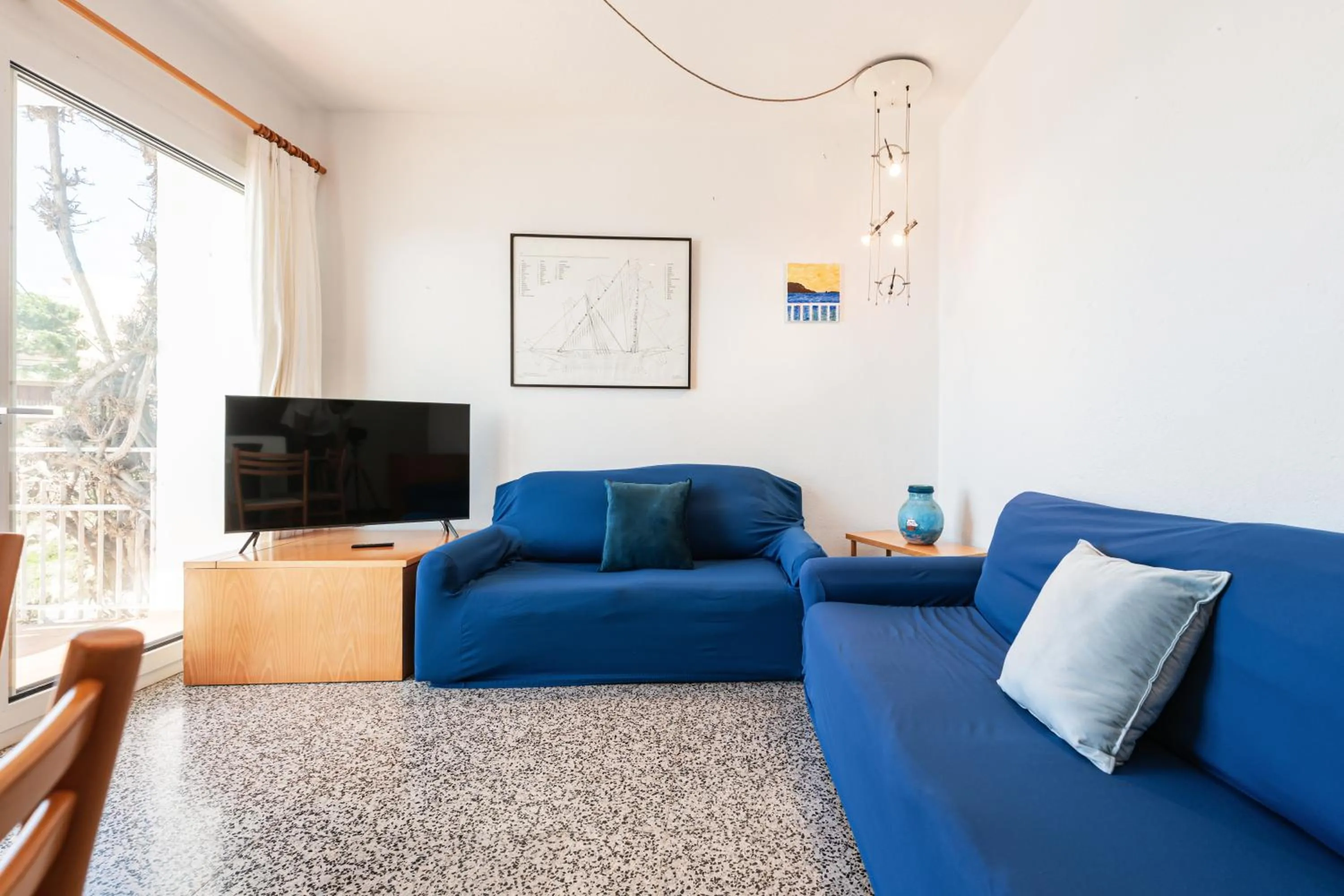Seating area in Santa Llucia Apartaments