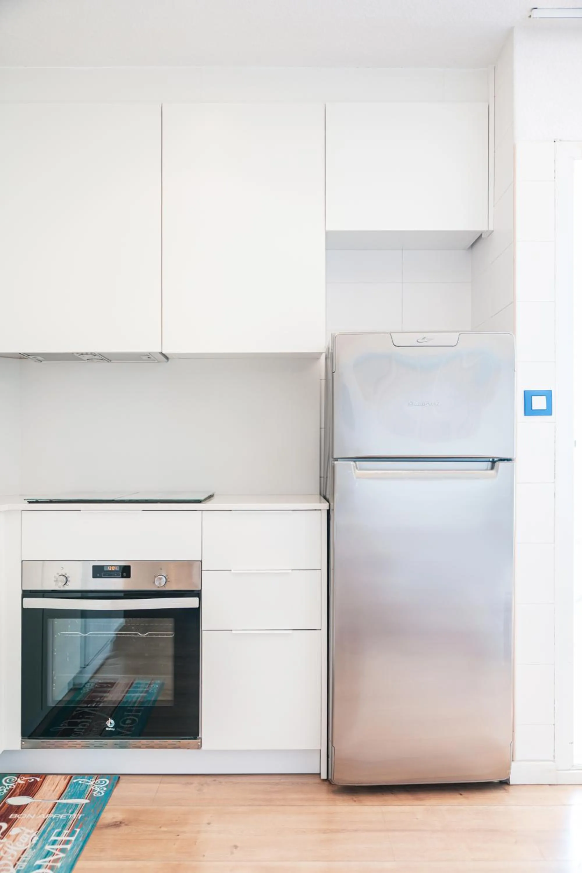 Kitchen or kitchenette in Santa Llucia Apartaments