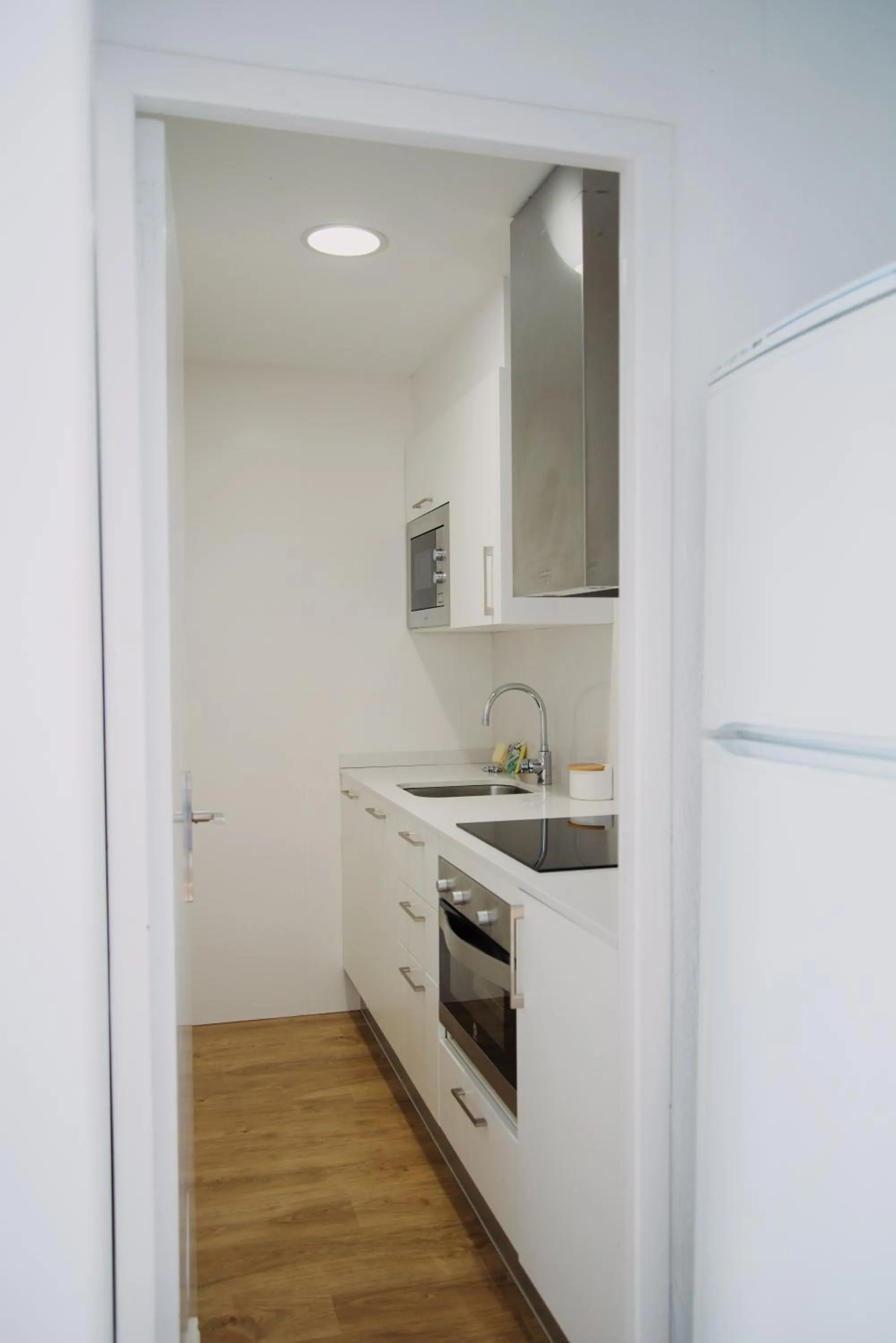 Kitchen or kitchenette in Santa Llucia Apartaments