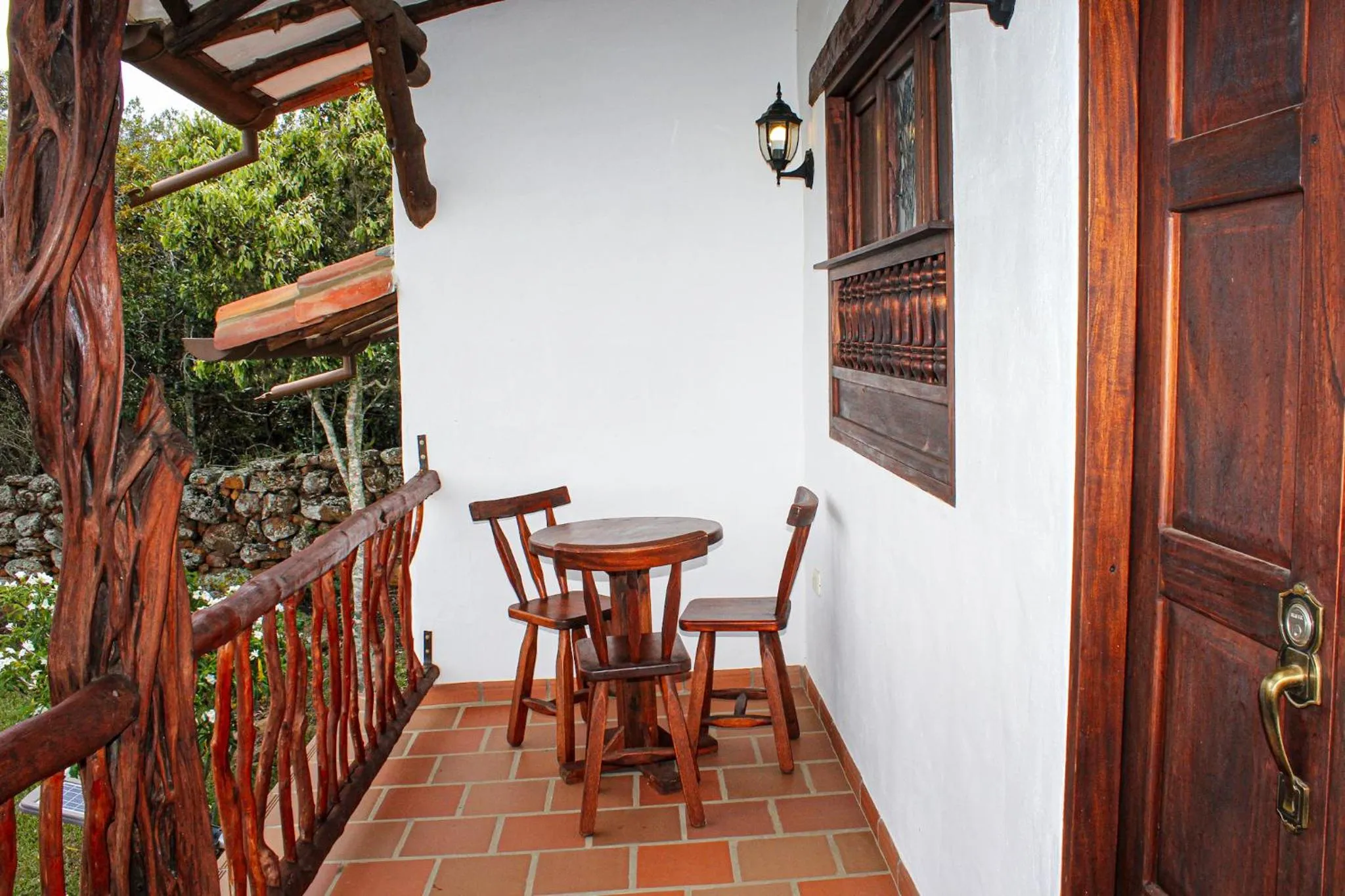 Balcony/Terrace in Hotel Campestre Ataraxia Barichara