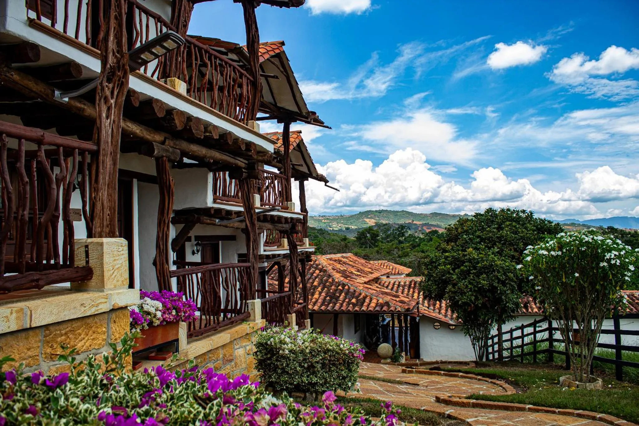 Property building in Hotel Campestre Ataraxia Barichara