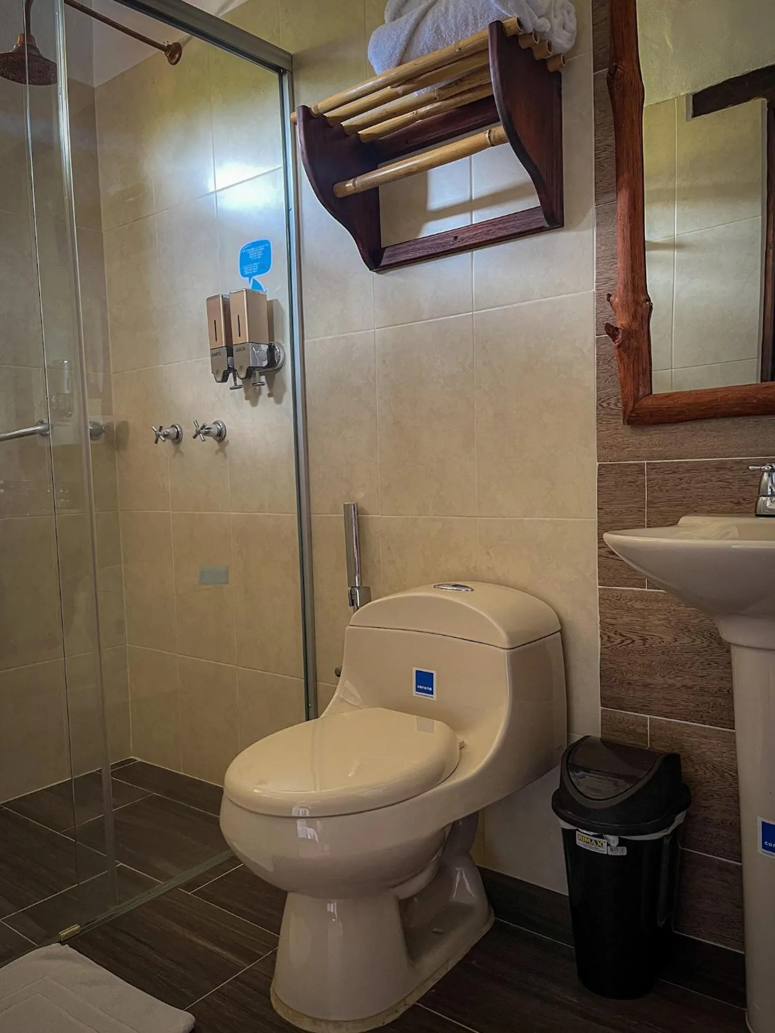 Shower in Hotel Campestre Ataraxia Barichara