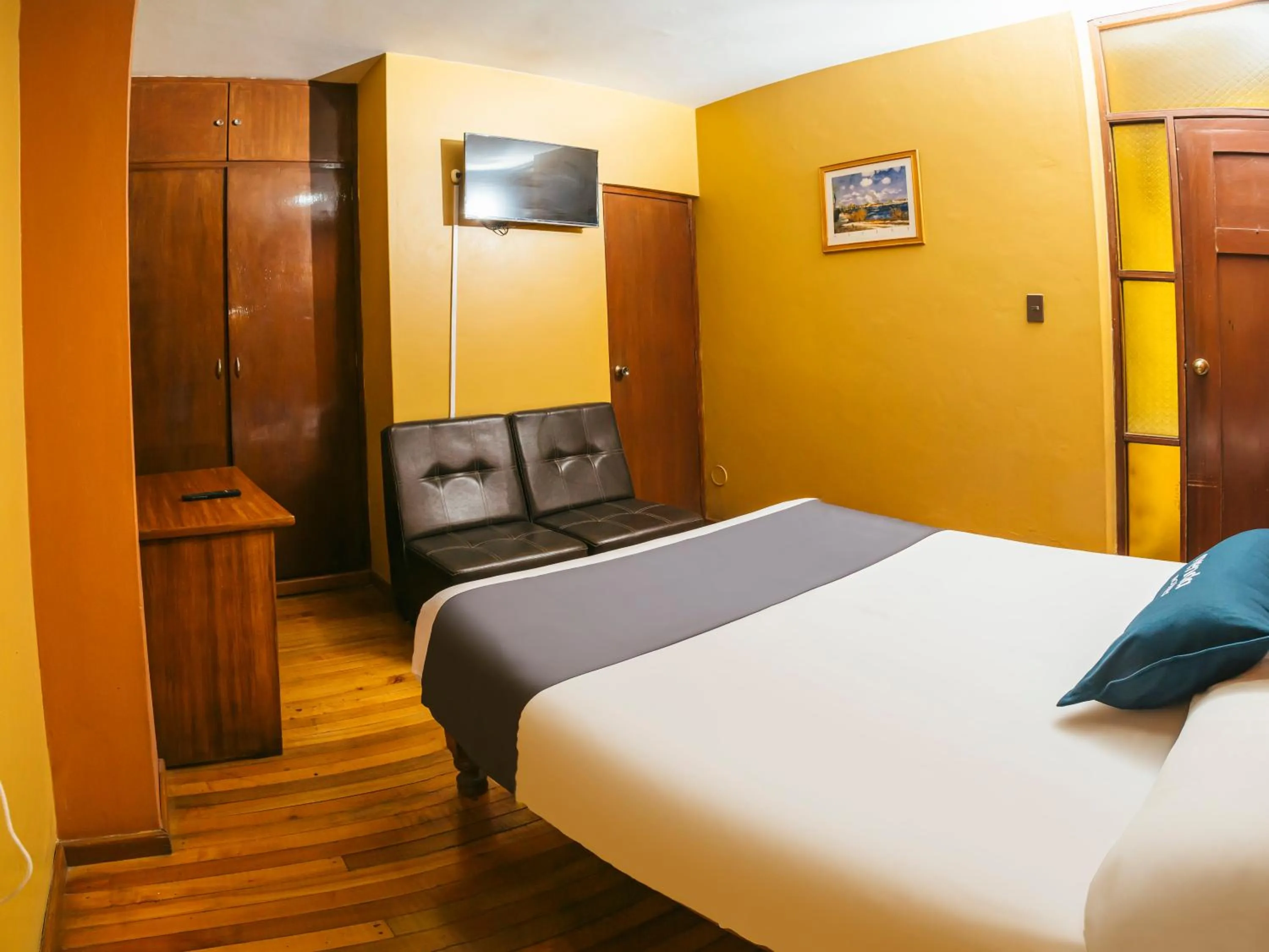 Bed in Posada San Juan