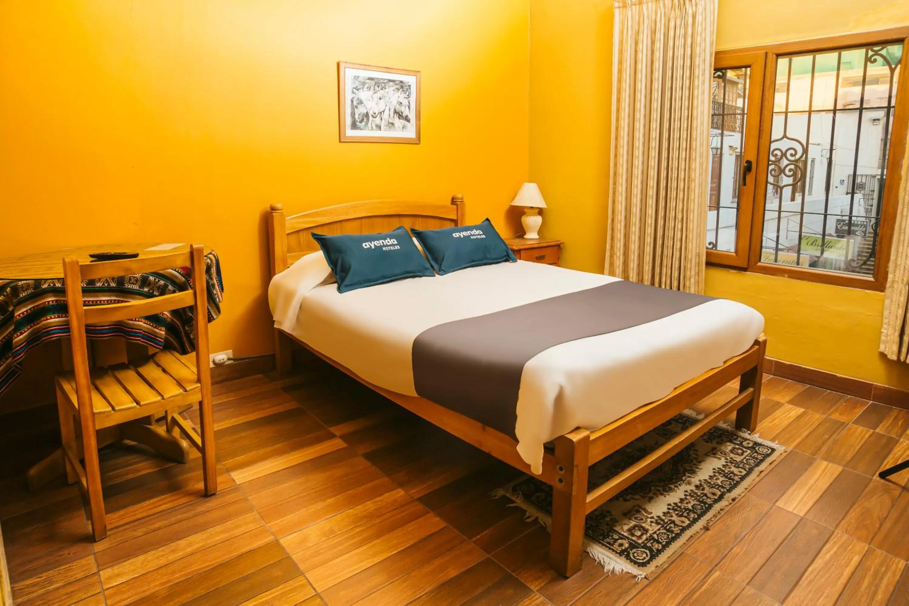Bed in Posada San Juan