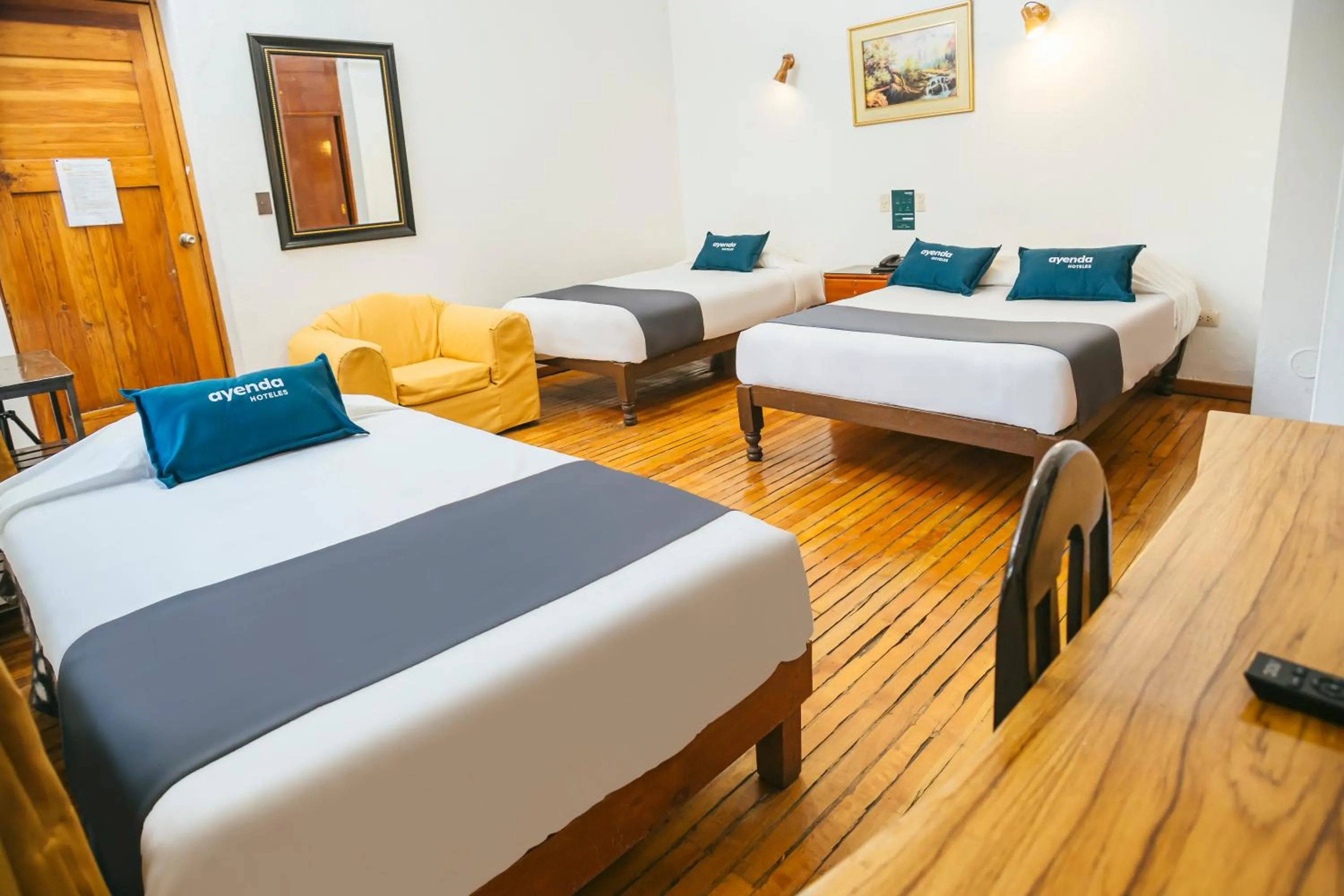 Bed in Posada San Juan