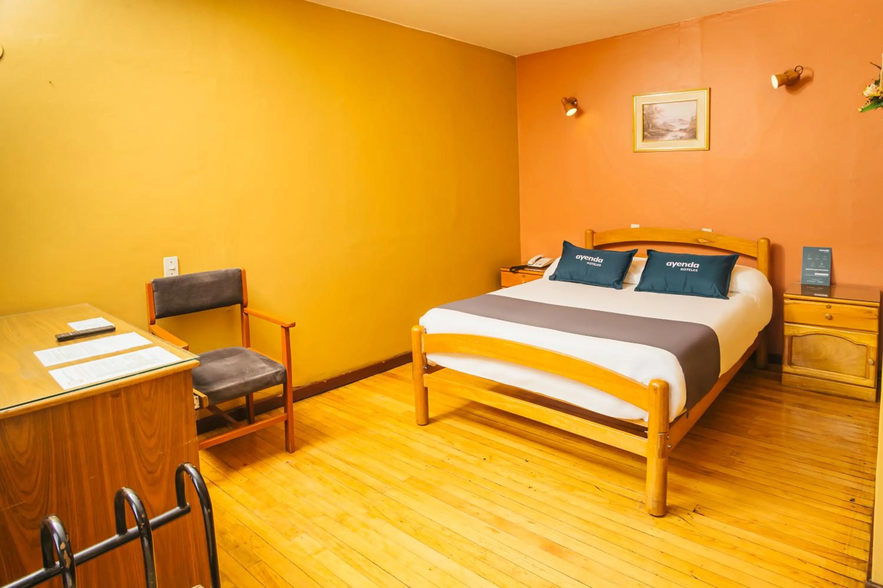 Bed in Posada San Juan