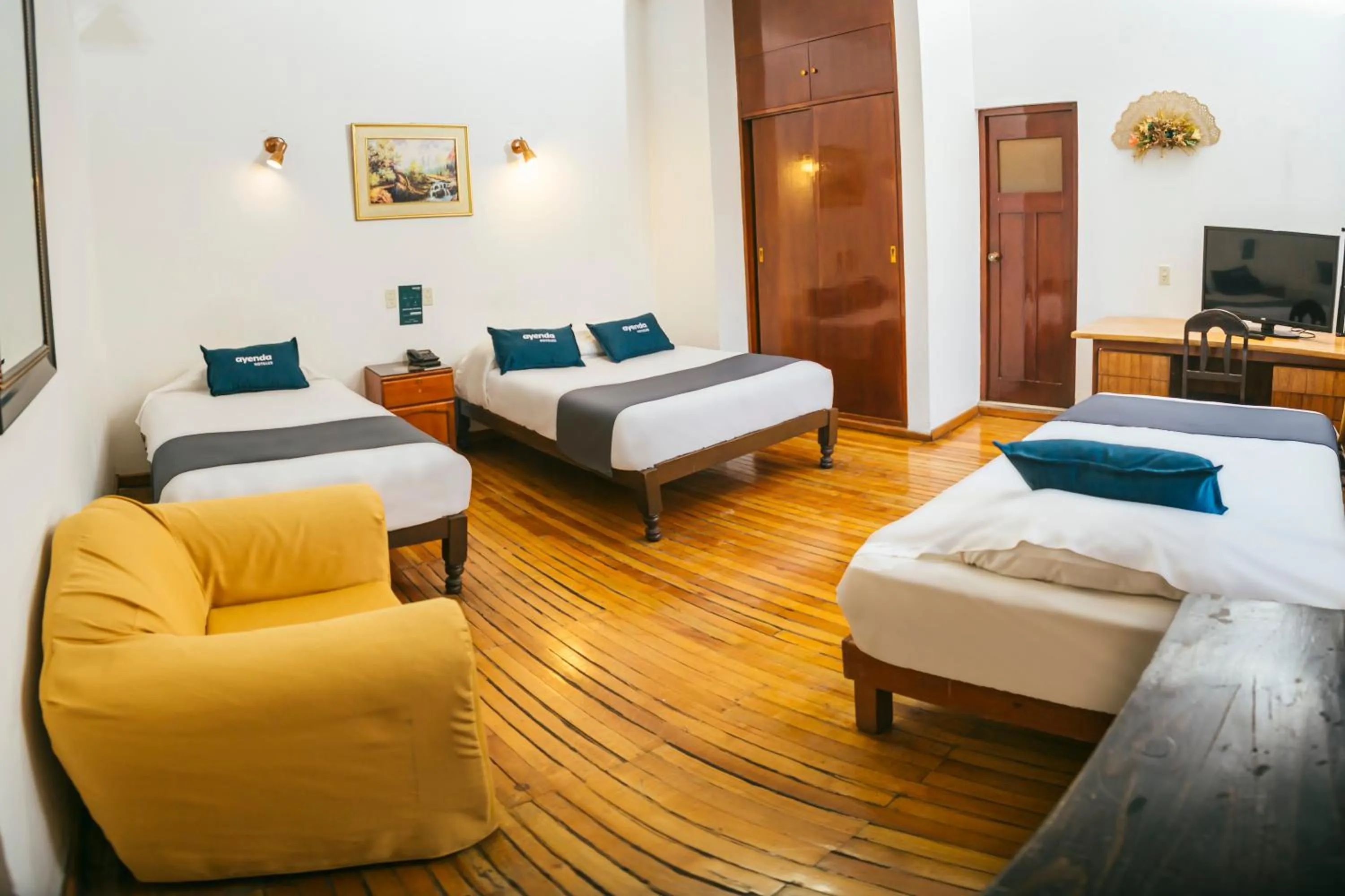 Bed in Posada San Juan