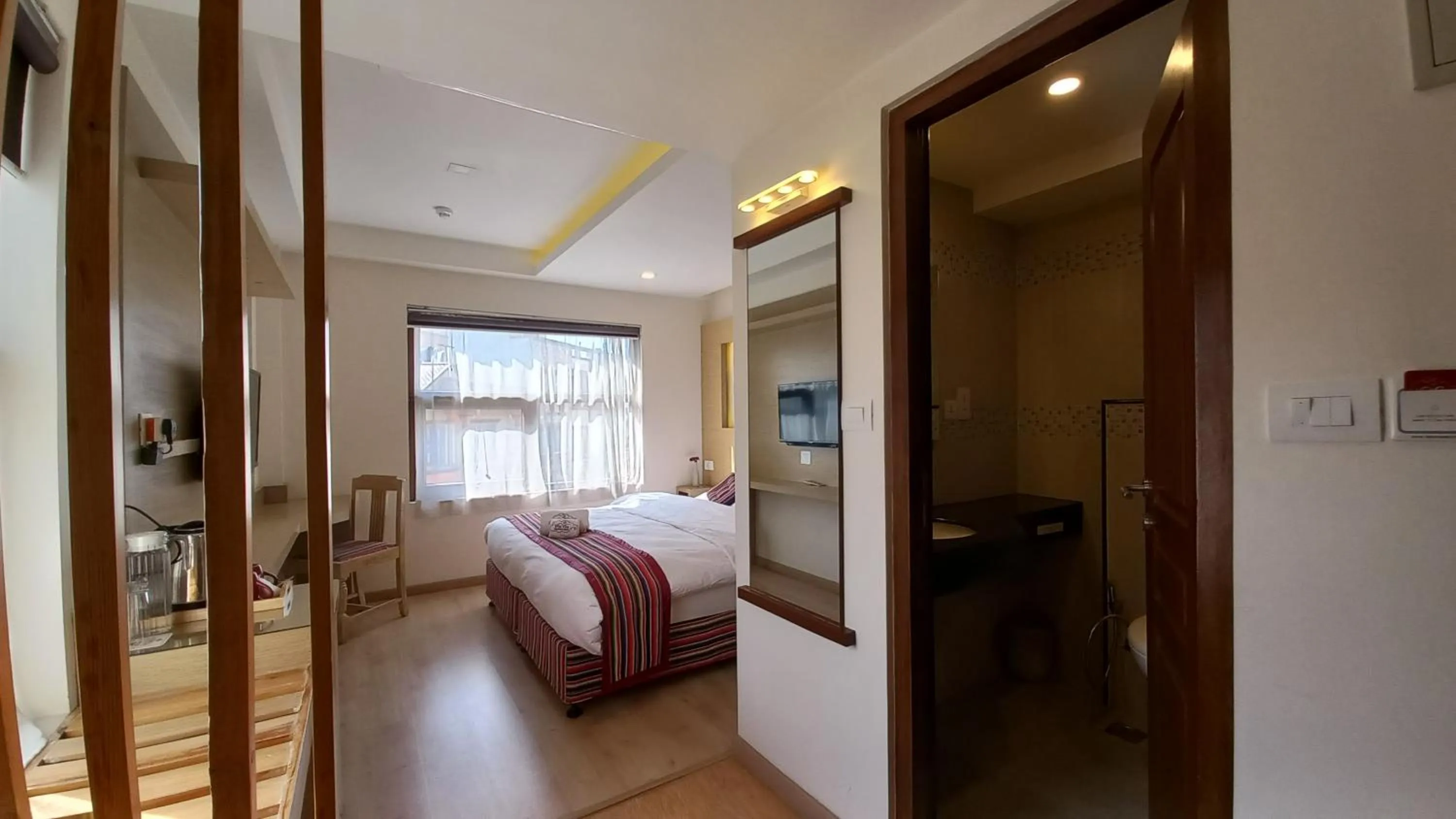 Photo of the whole room, Bed in ViaVia Boutique Hotel - Kathmandu