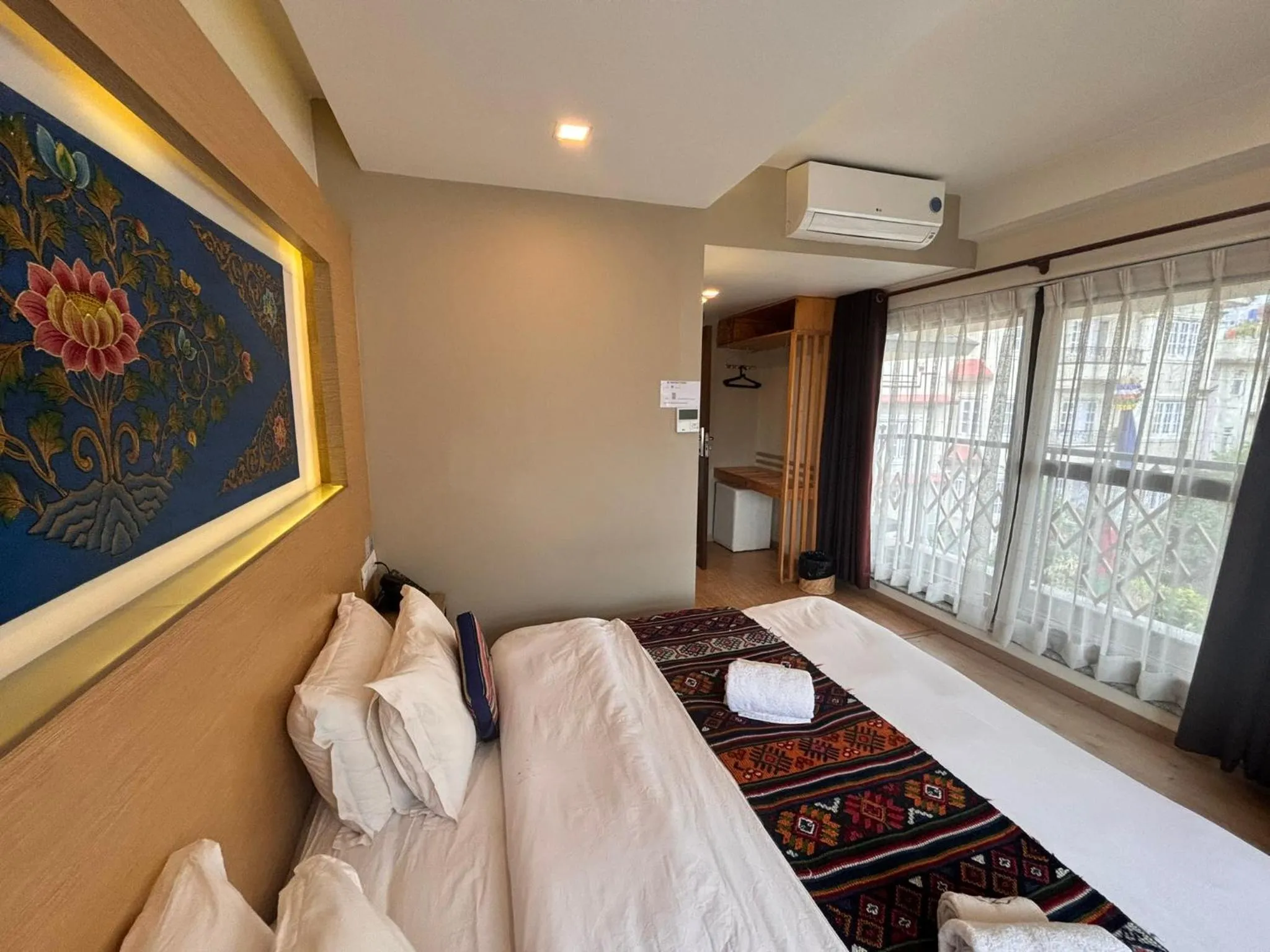 Photo of the whole room, Bed in ViaVia Boutique Hotel - Kathmandu