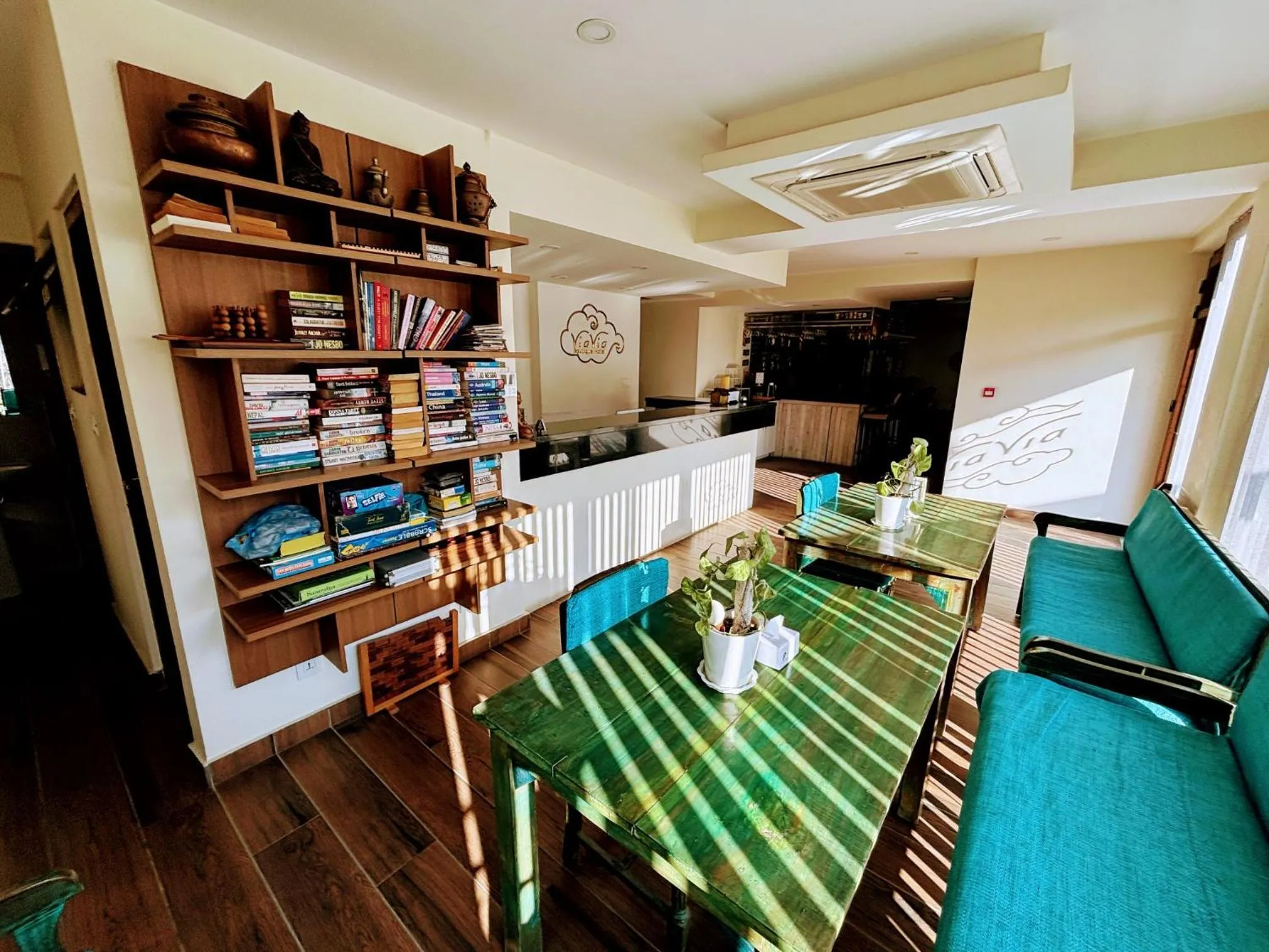 Library in ViaVia Boutique Hotel - Kathmandu