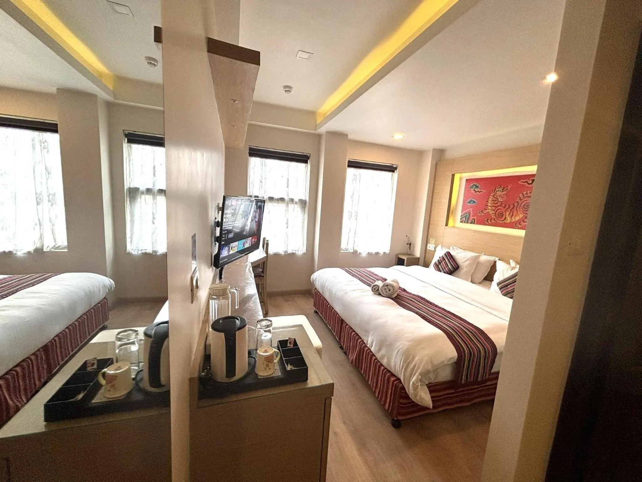 Bedroom, Bed in ViaVia Boutique Hotel - Kathmandu