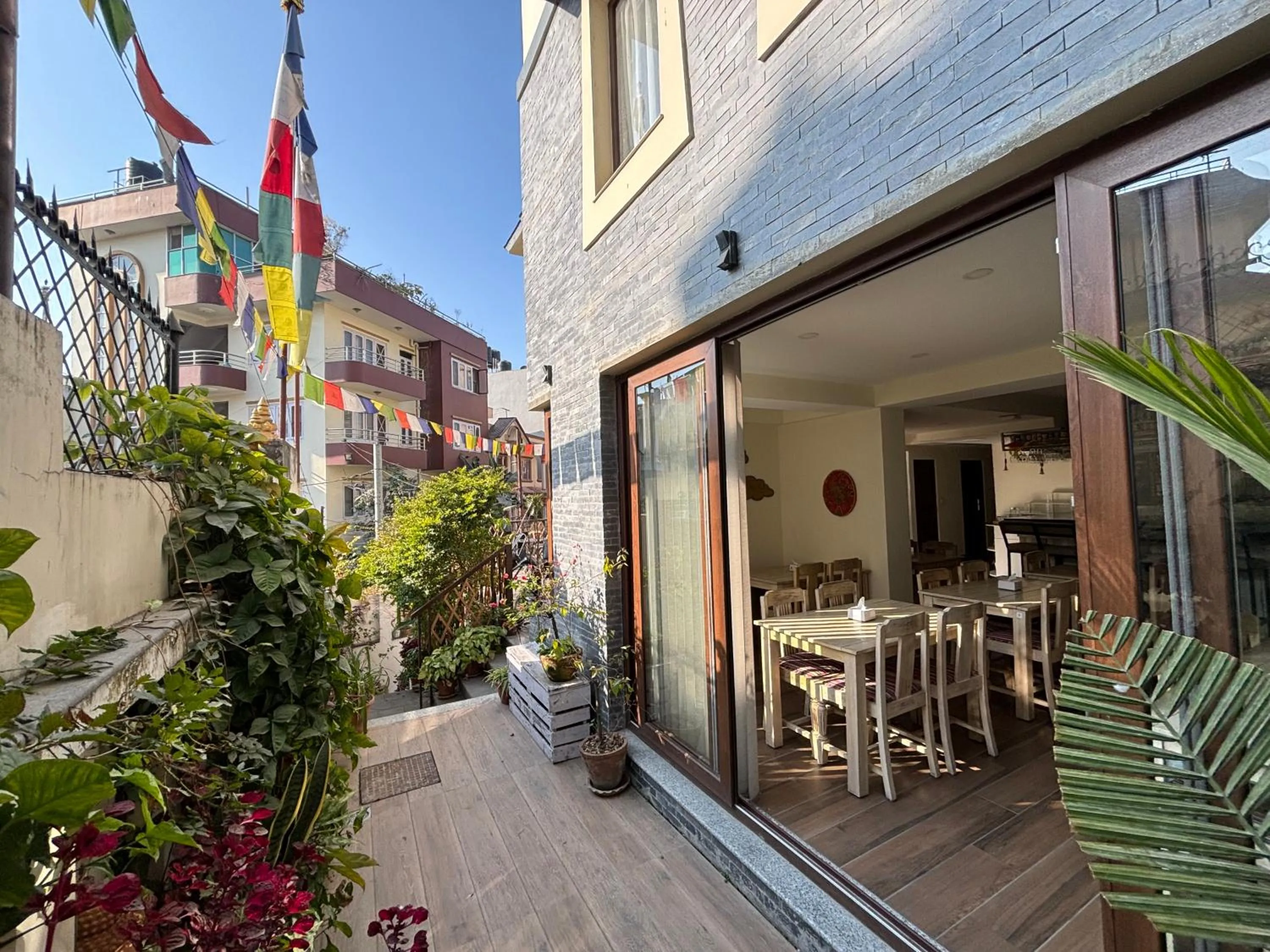 Balcony/Terrace in ViaVia Boutique Hotel - Kathmandu