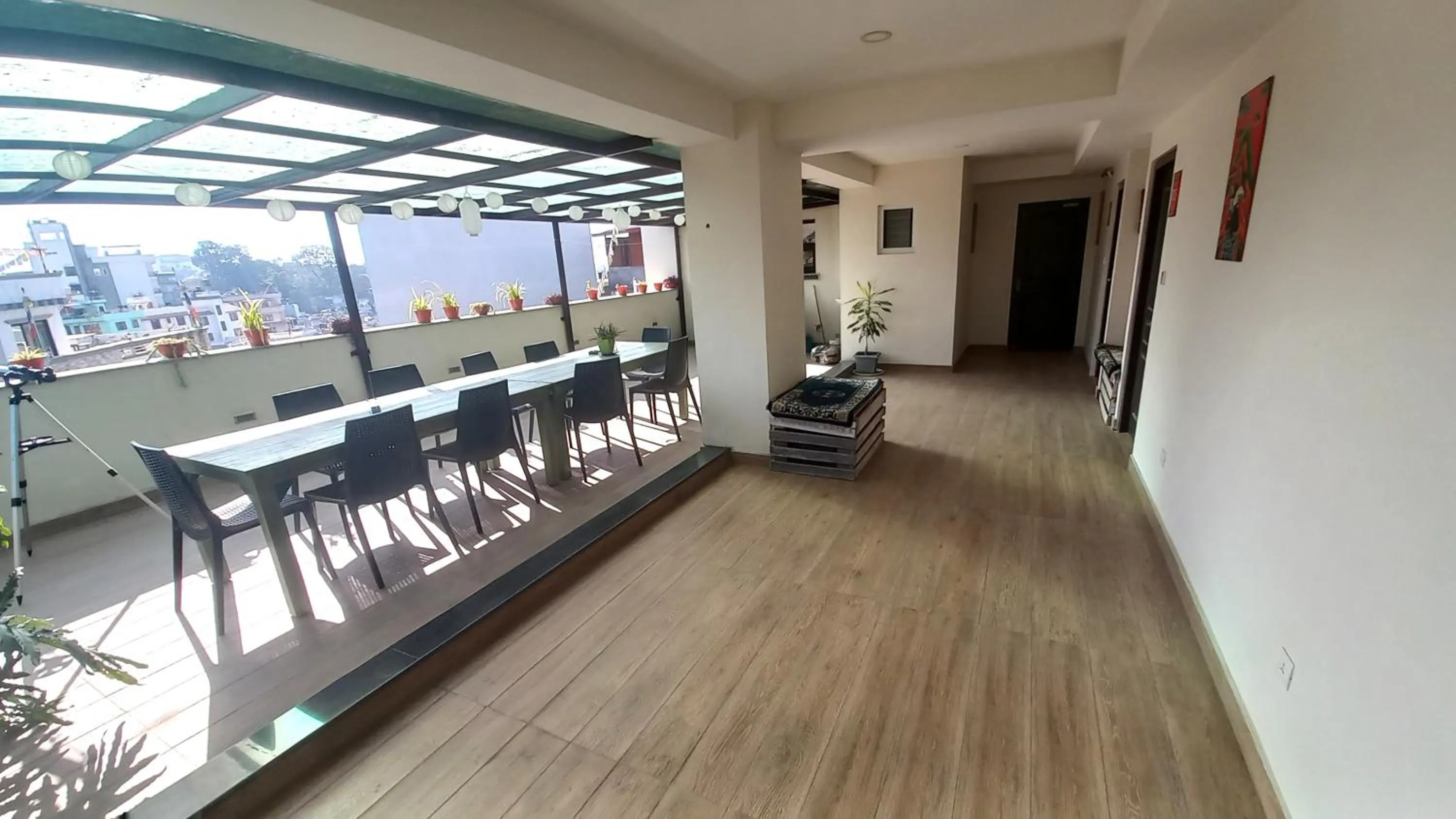 Balcony/Terrace in ViaVia Boutique Hotel - Kathmandu