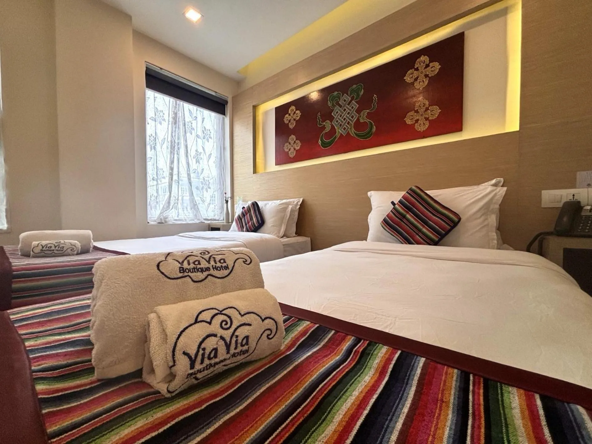 Bedroom, Bed in ViaVia Boutique Hotel - Kathmandu