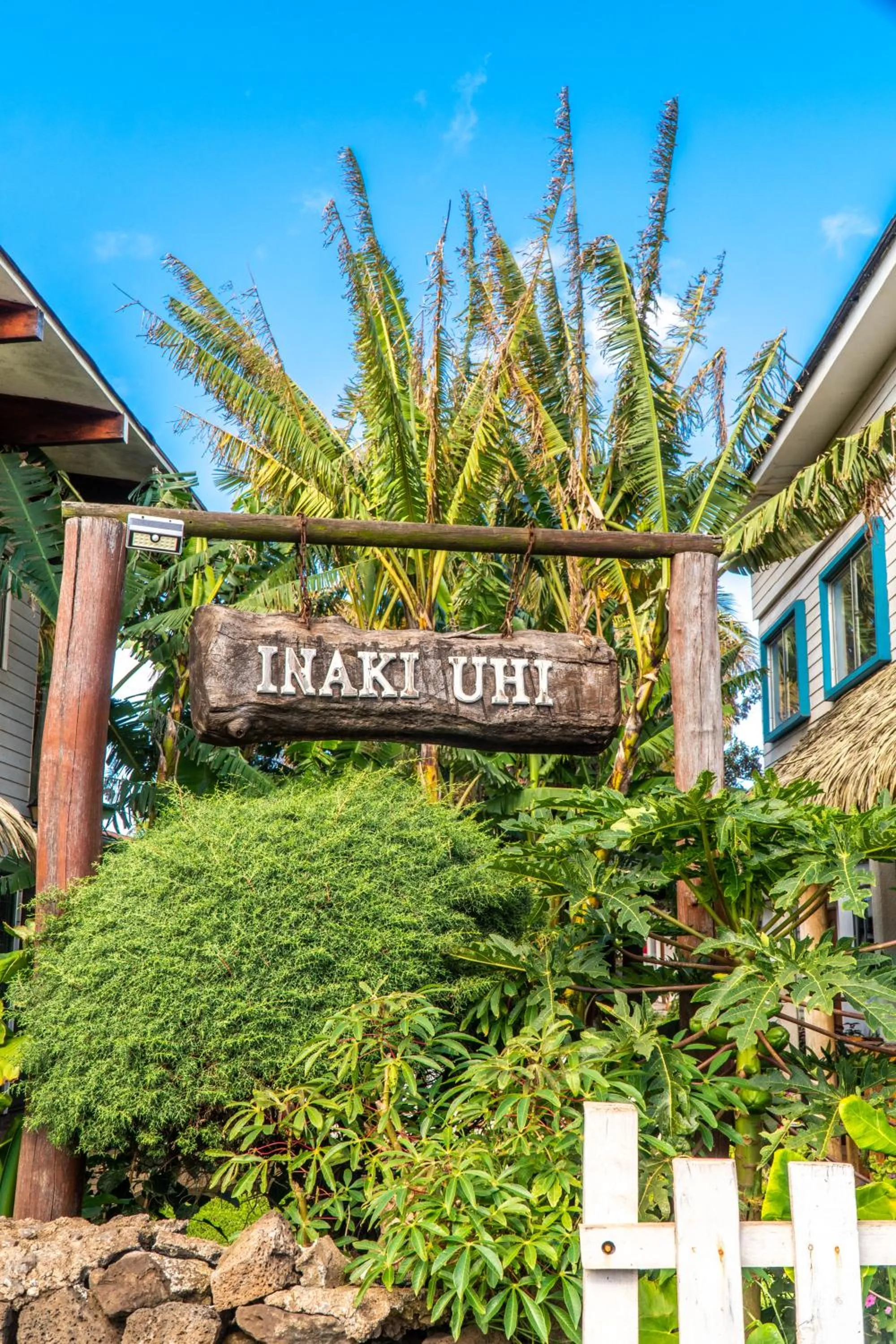 Garden view in Inaki Uhi Hotel