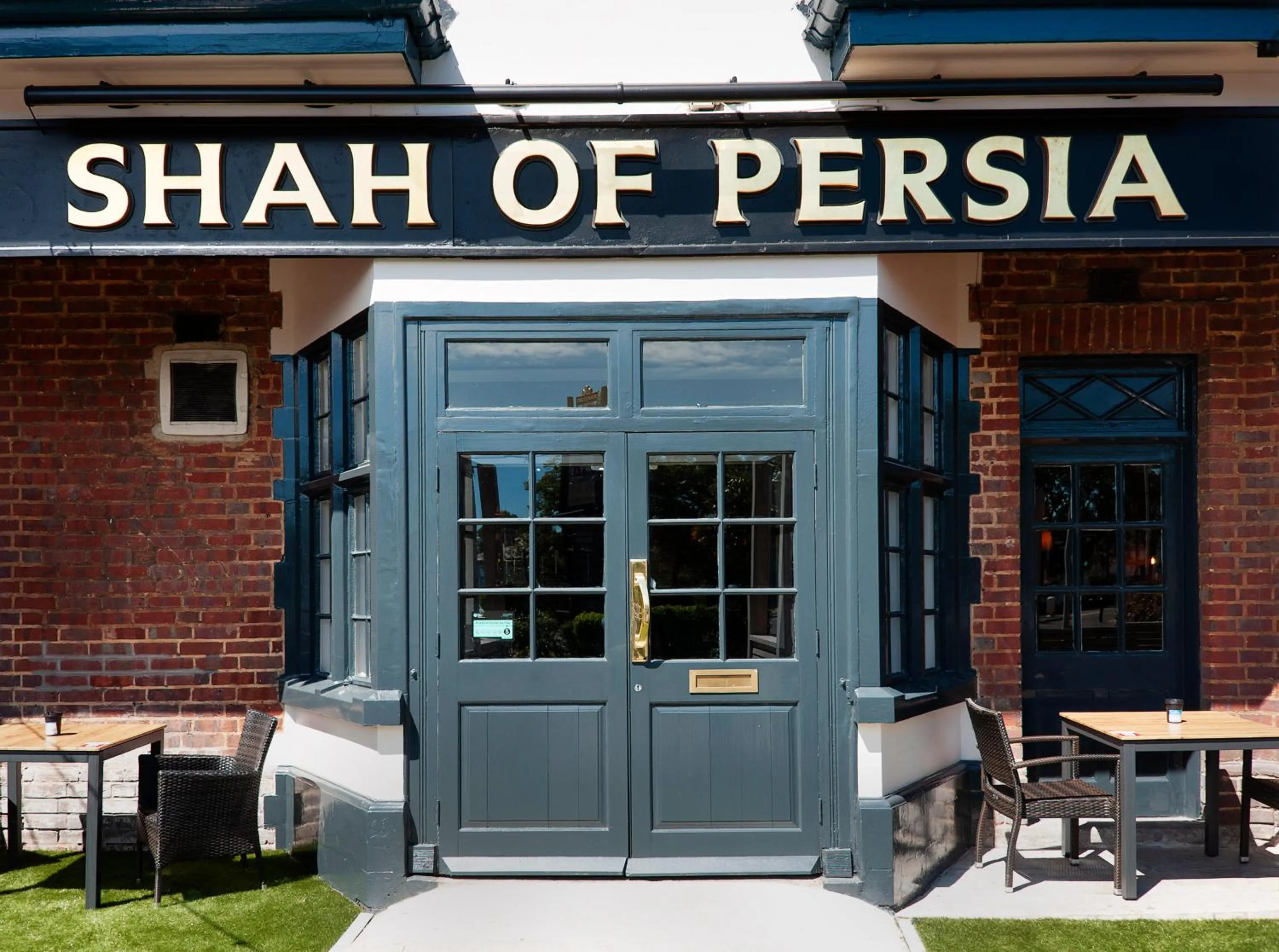 Facade/entrance in Shah of Persia, Poole by Marston's Inns