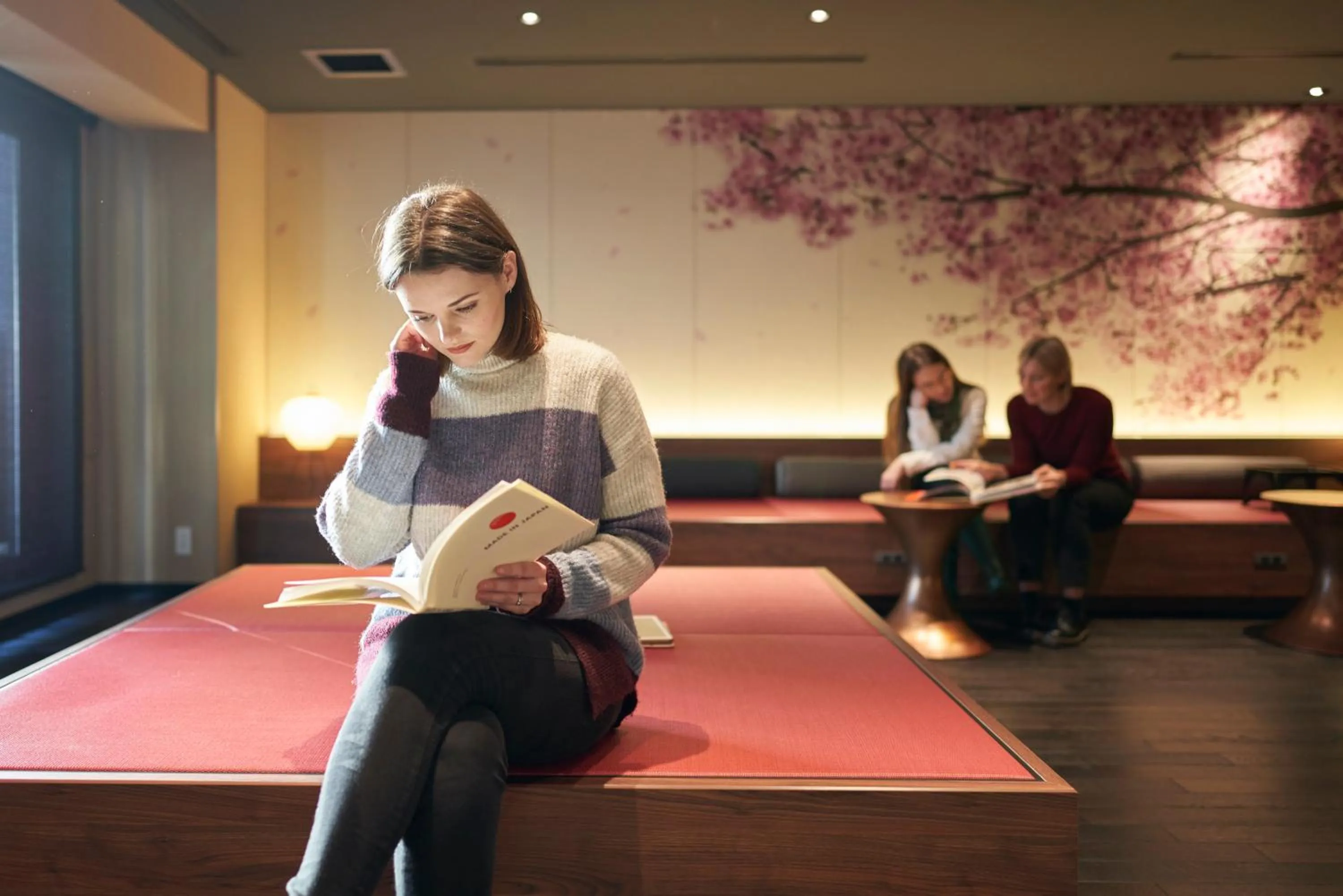 Communal lounge/ TV room in Resol Poshtel Tokyo Asakusa