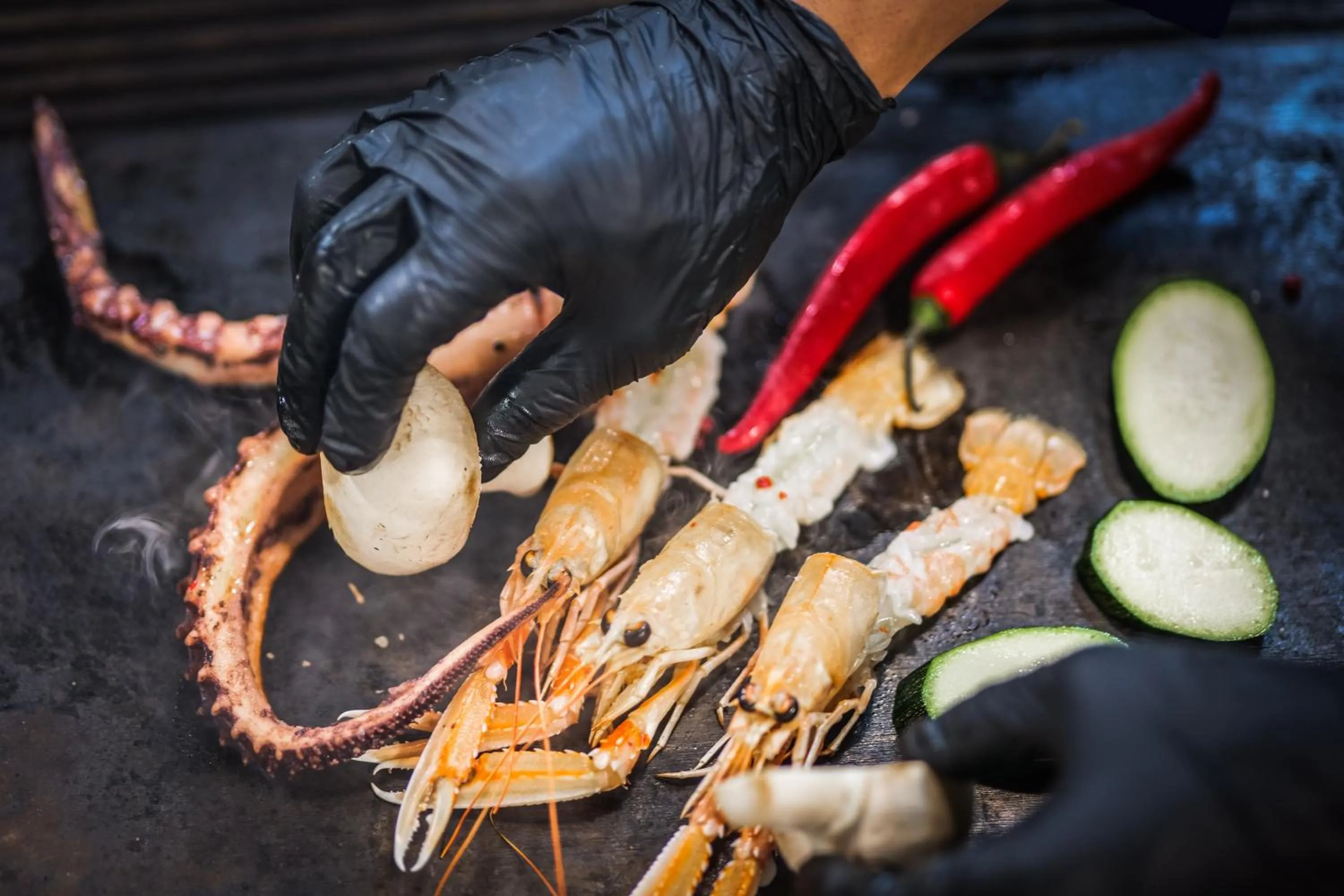 Food in Rapo's Resort Hotel